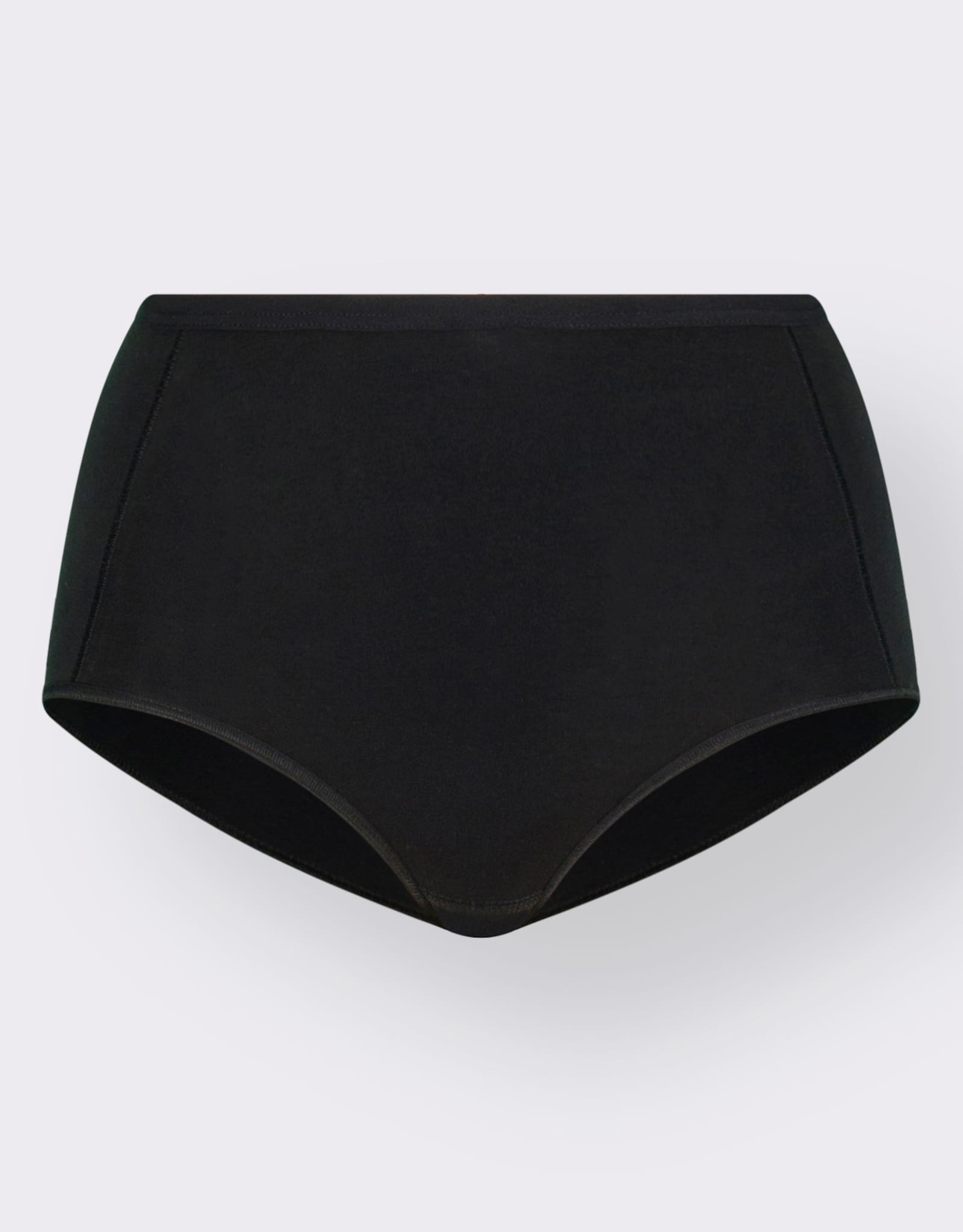 Nina von C. Taillenslip aus Baumwoll-Stretch - schwarz