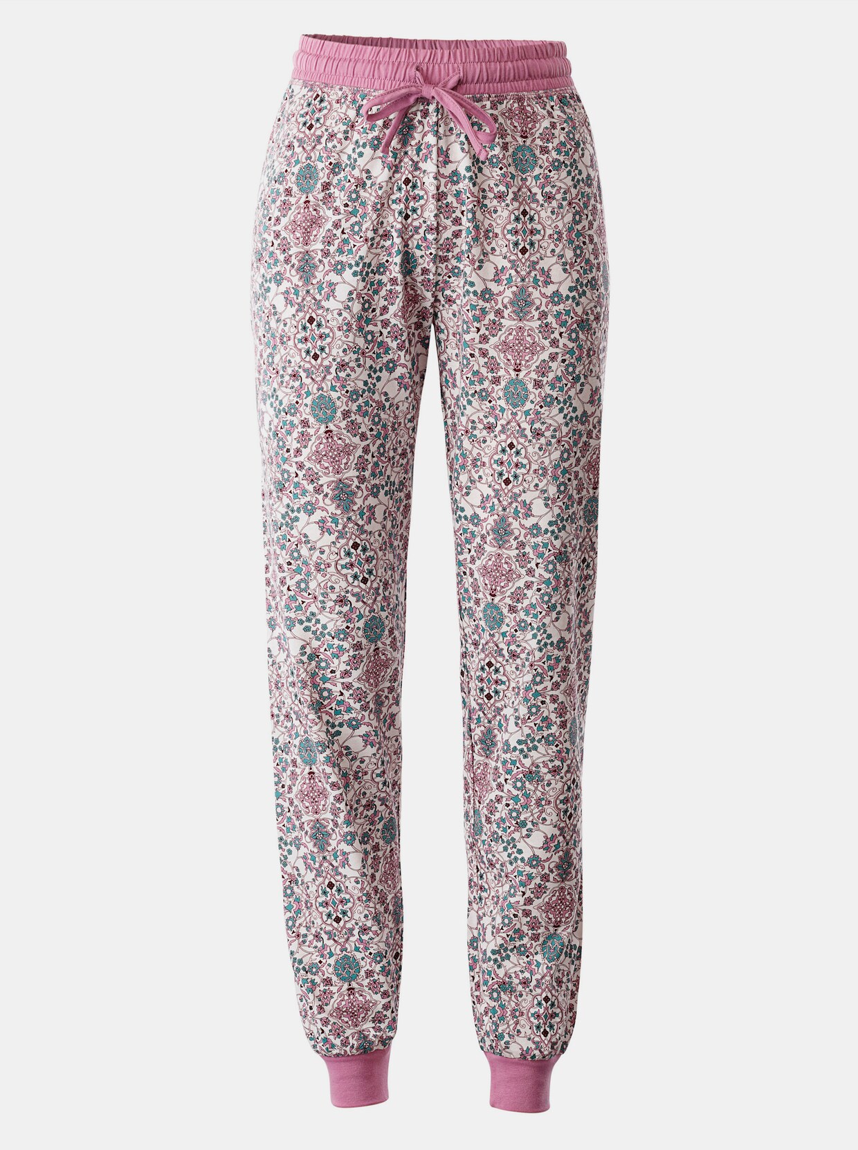 wäschepur Pyjama-Broek - roze geprint