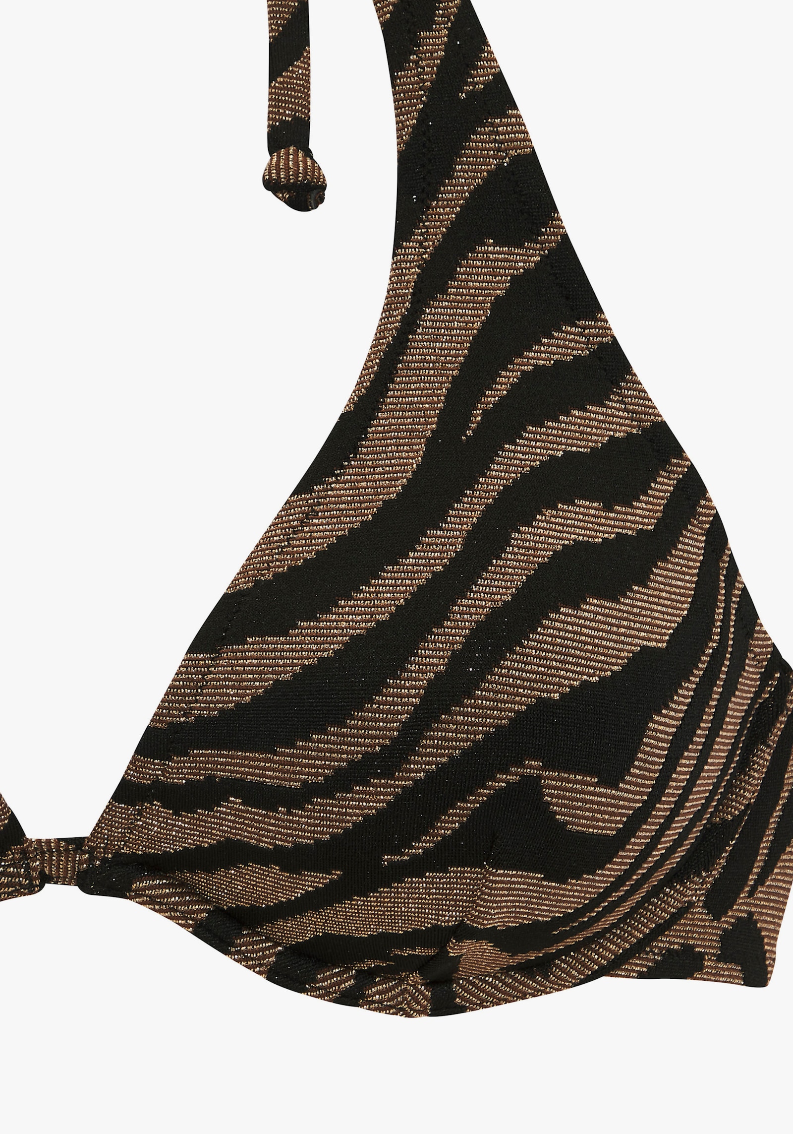 Bruno Banani Bügel-Bikini - schwarz-gold