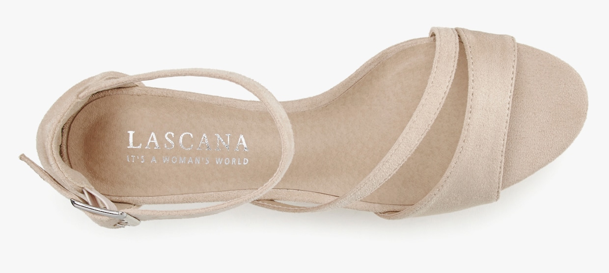 LASCANA Sandales - beige