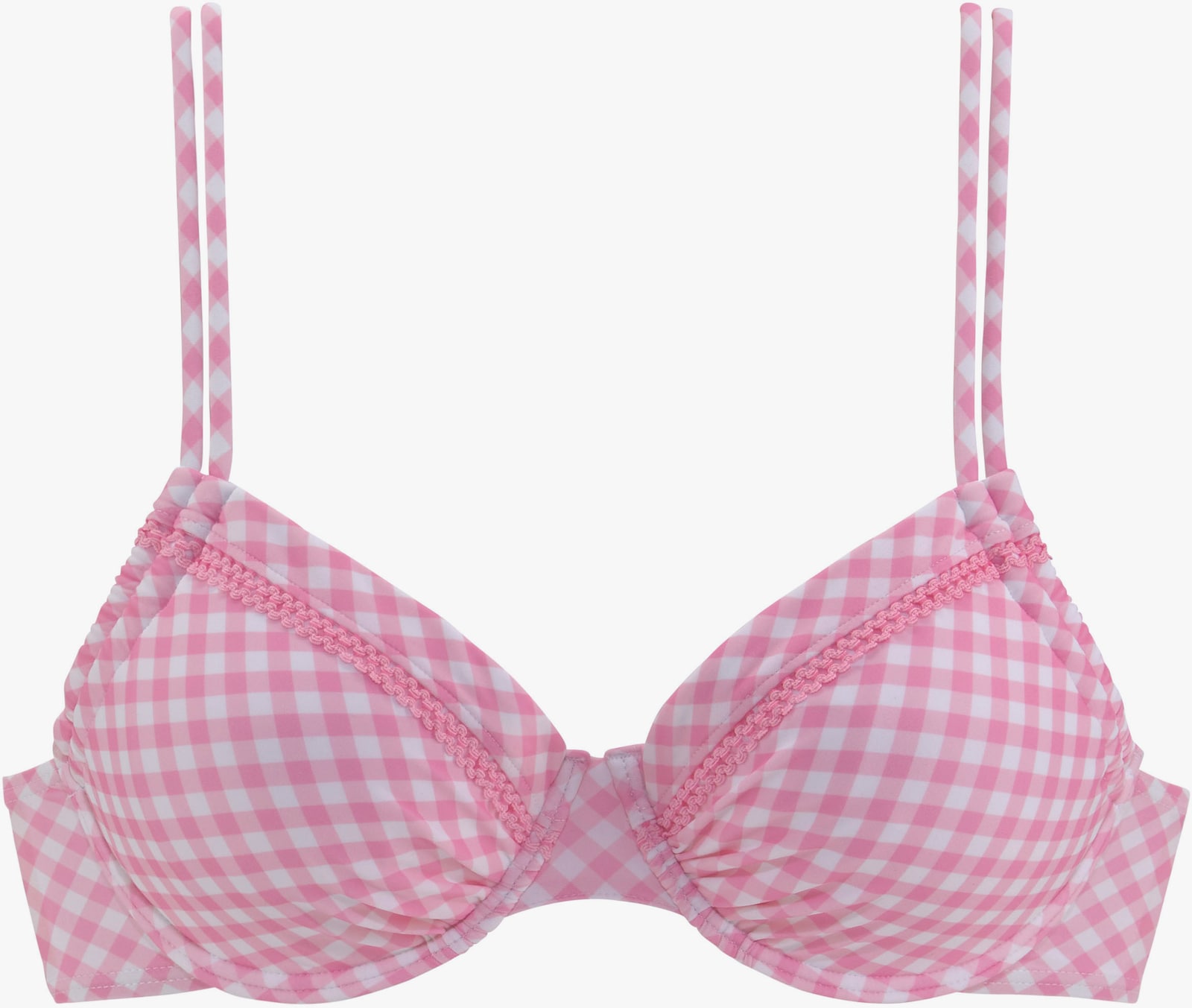 Buffalo Beugelbikinitop - roze geruit