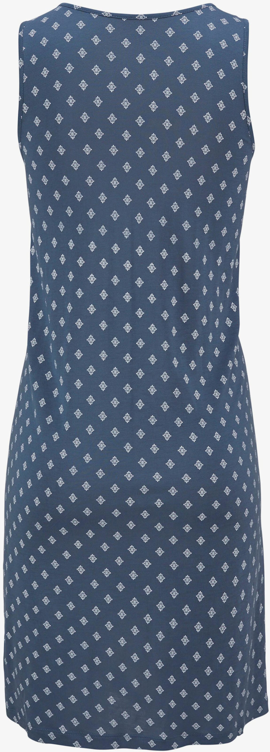 Beachtime Strandjurk - blauw geprint