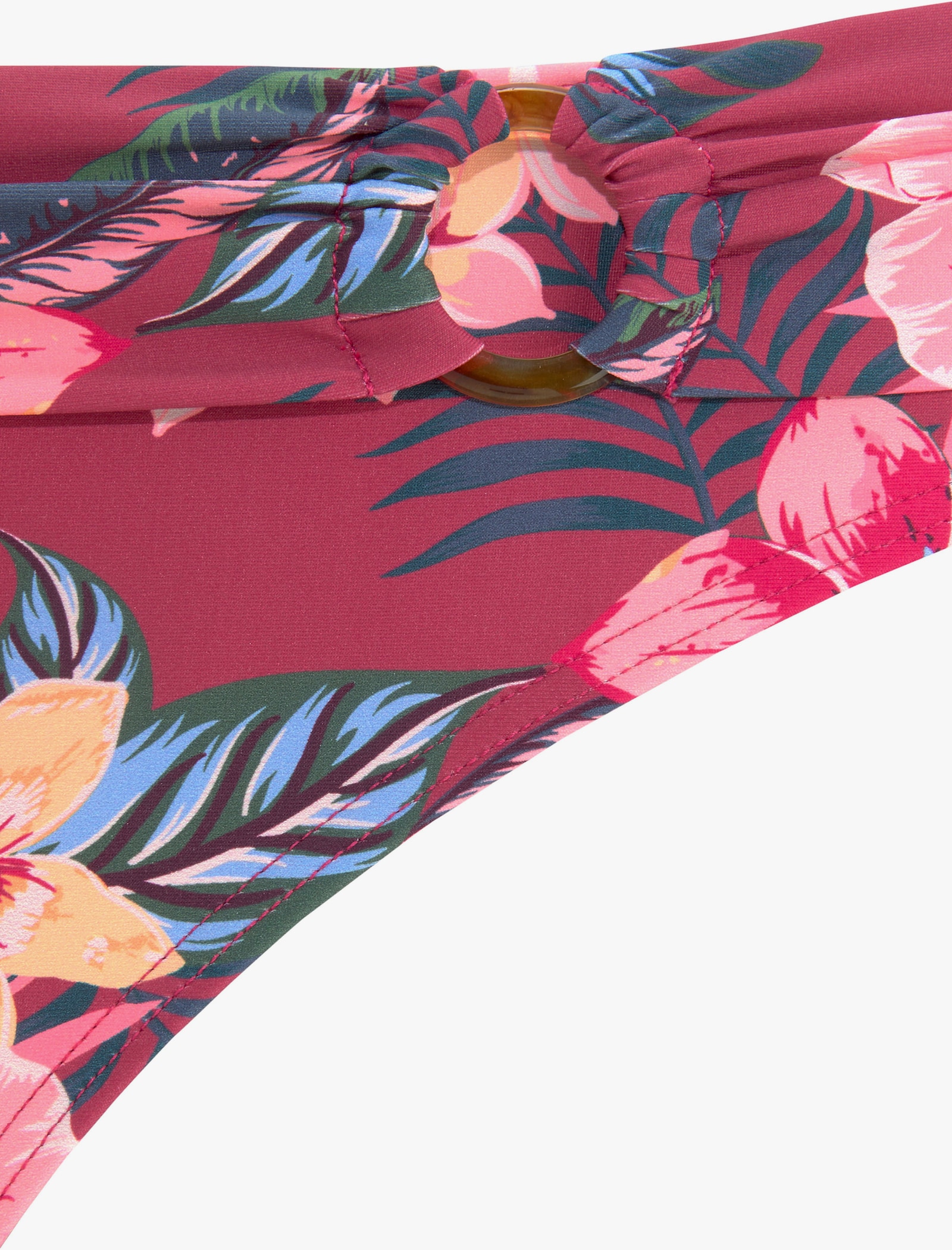 s.Oliver Bikinibroekje - roestrood bedrukt