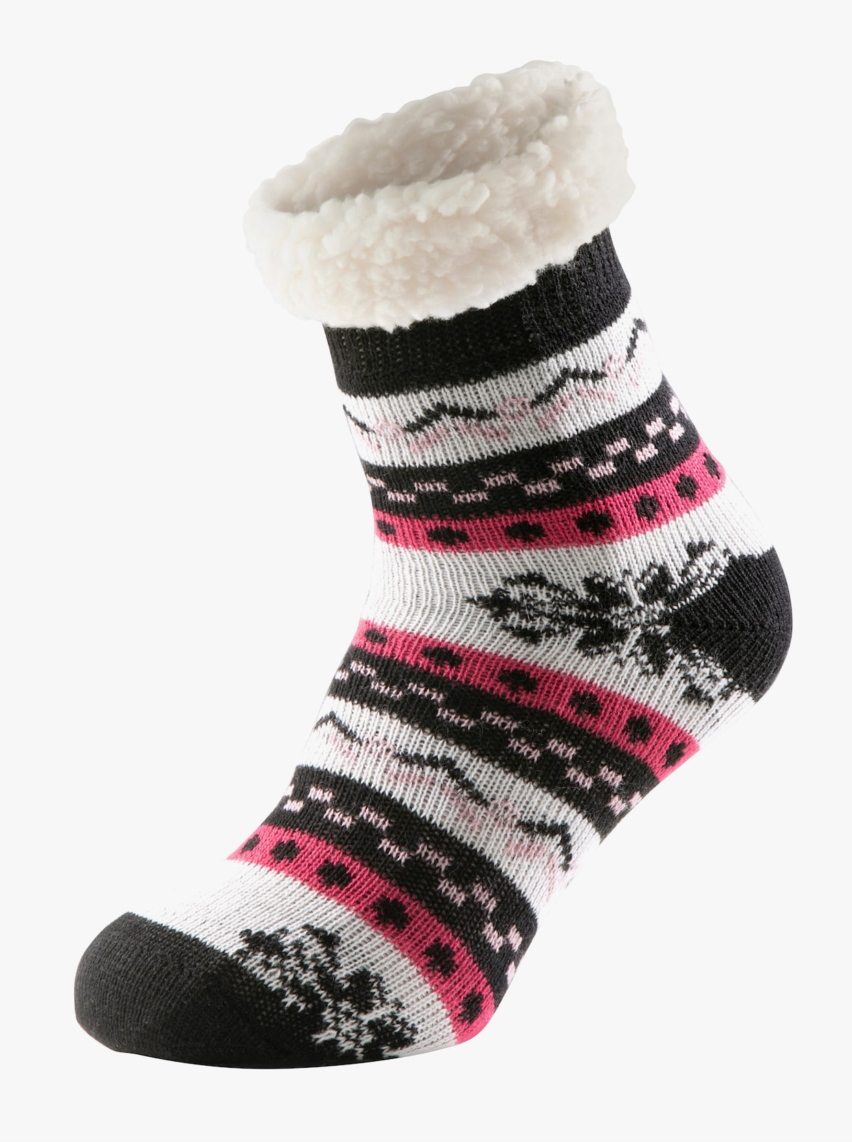 wäschepur Ponožky - čierno-červená