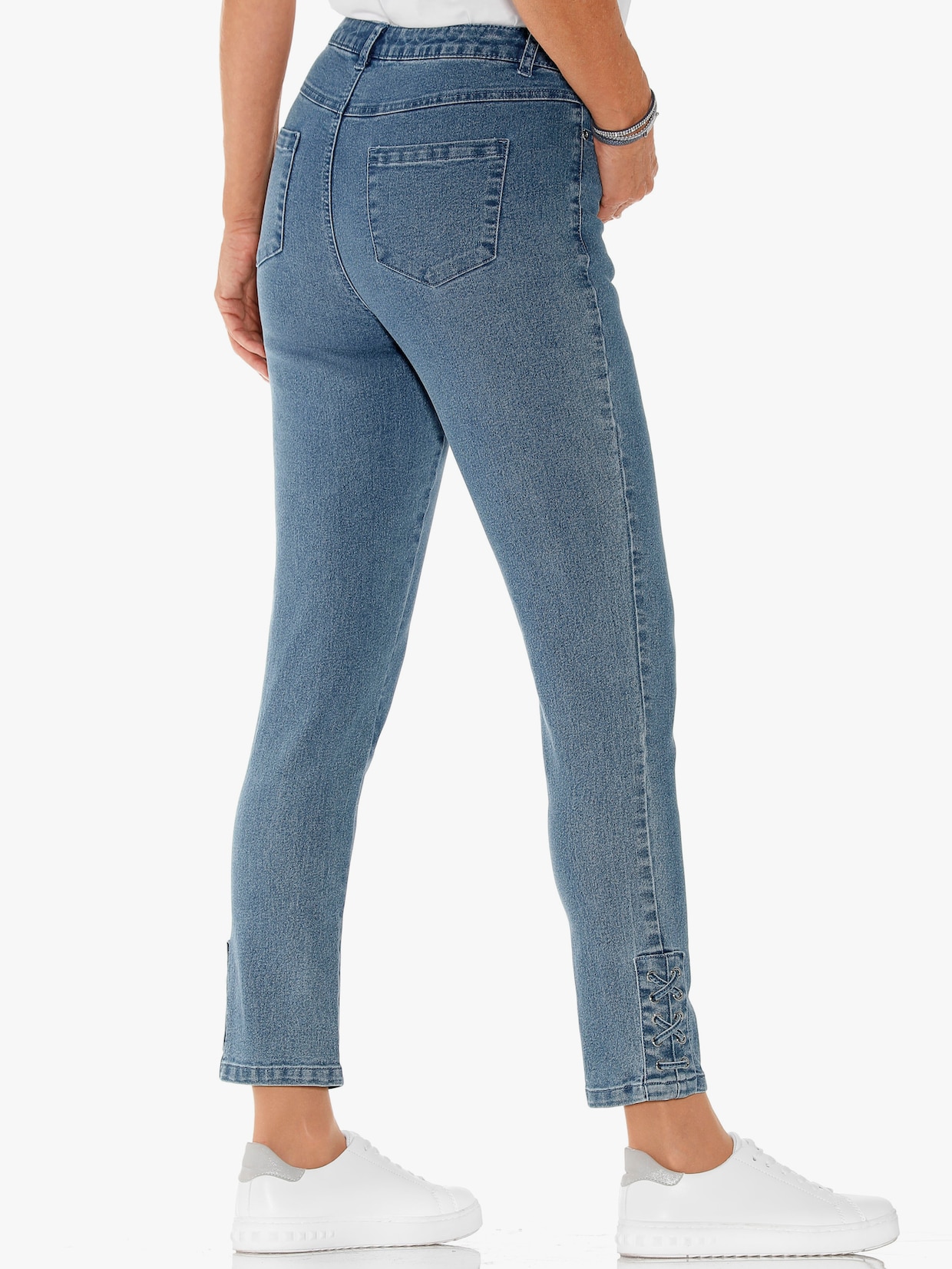 5-pocketjeans - blue-bleached