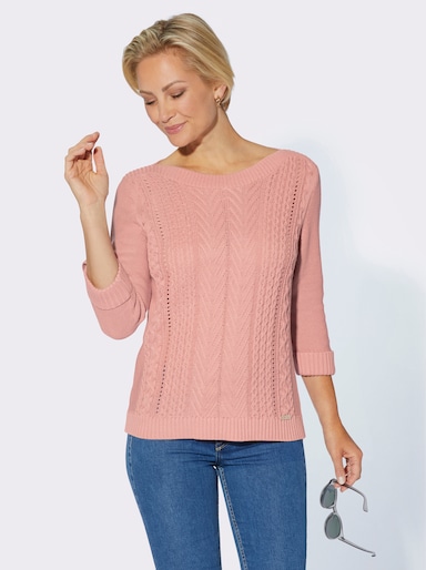 3/4 Arm-Pullover - hortensie