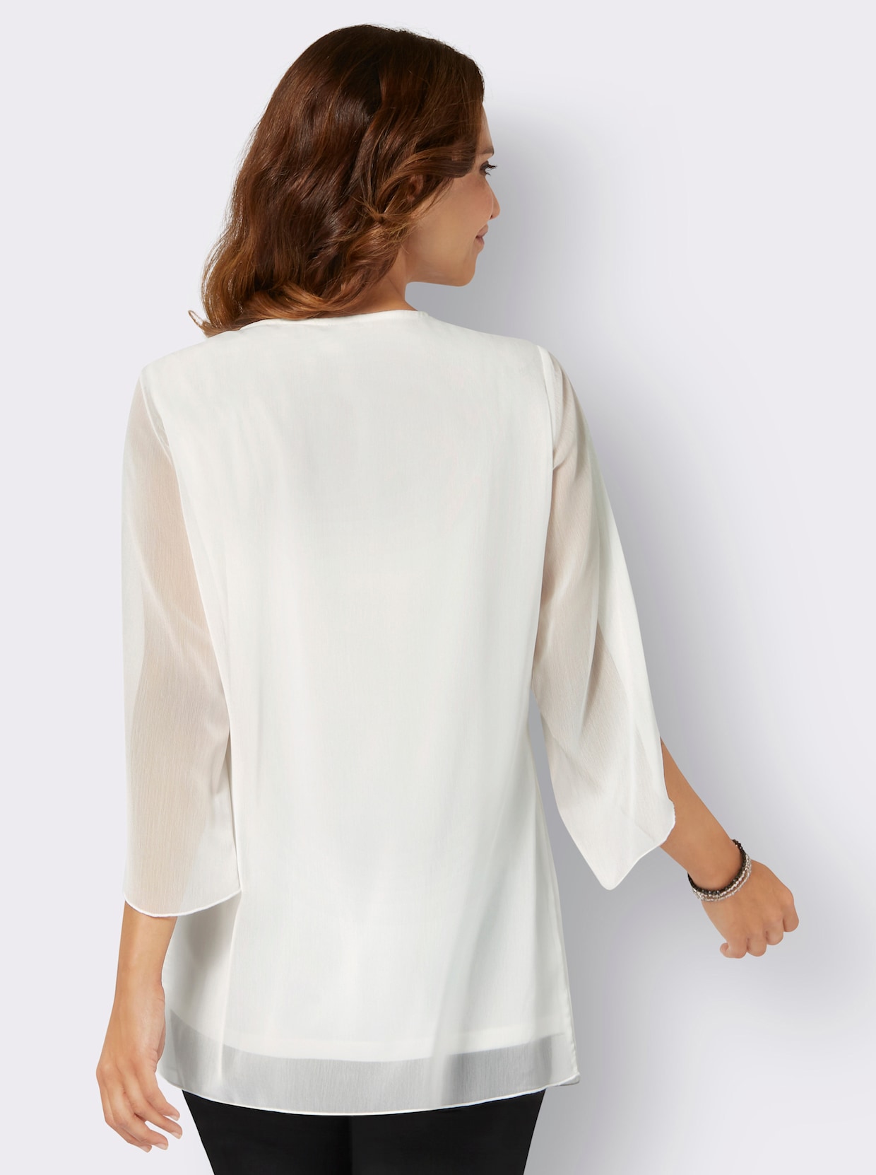 Kanten tuniek - ecru