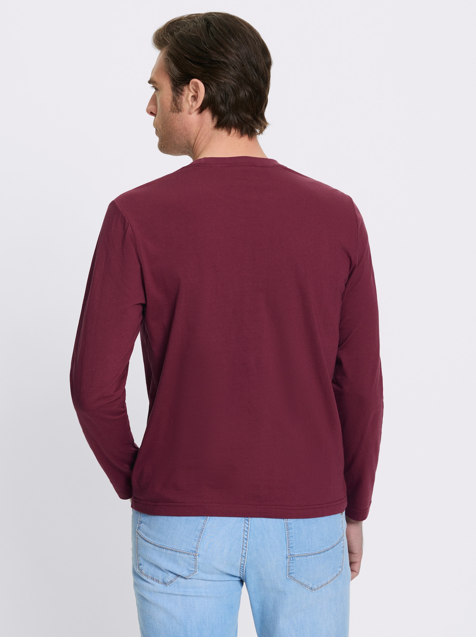 Catamaran Langarmshirt - bordeaux-bedruckt