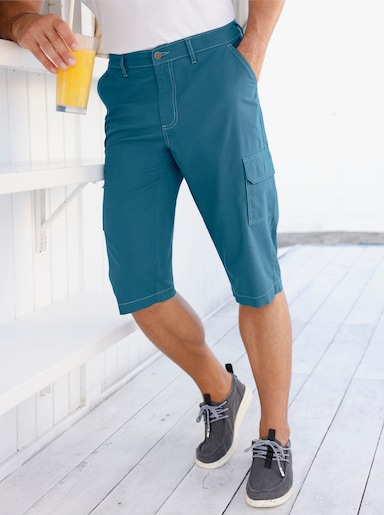 Bermudas aus Baumwoll-Twill - topas