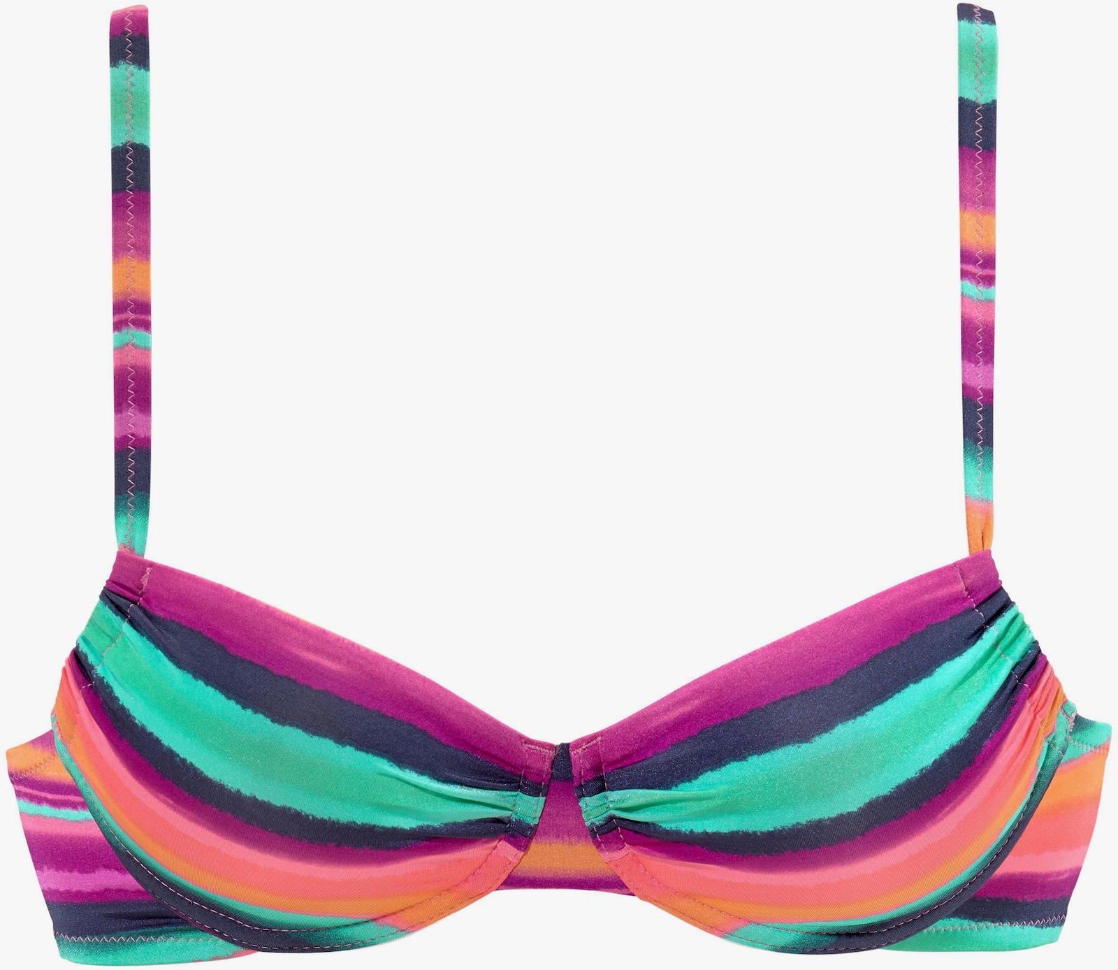 LASCANA Bügel-Bikini-Top - bunt-gestreift