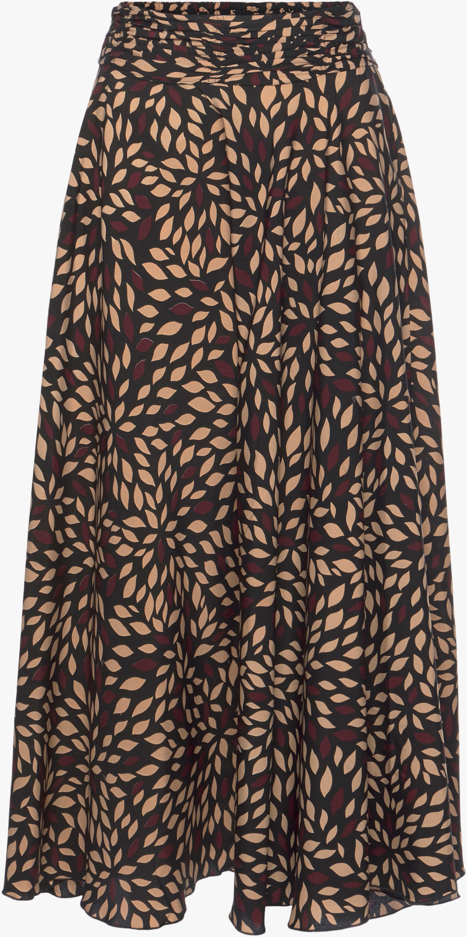 LASCANA Hosenrock - braun-bedruckt