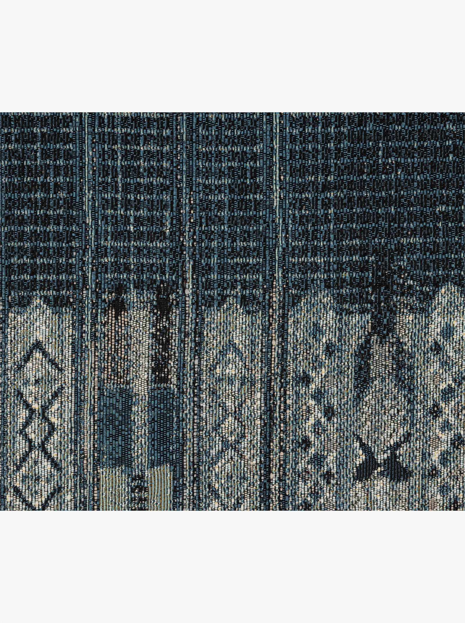 Theko Teppich - blau