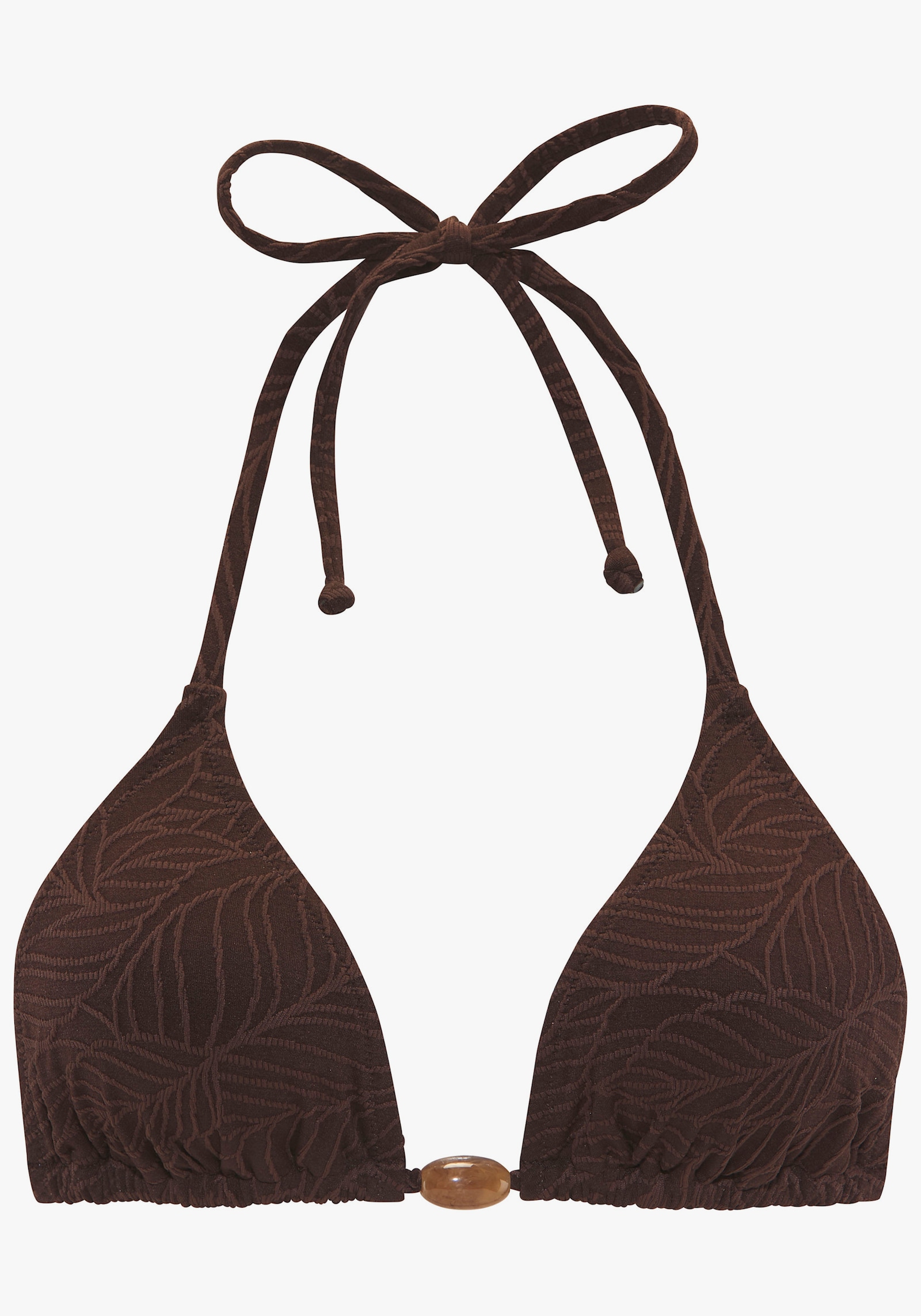 LASCANA Triangel-Bikini-Top - braun