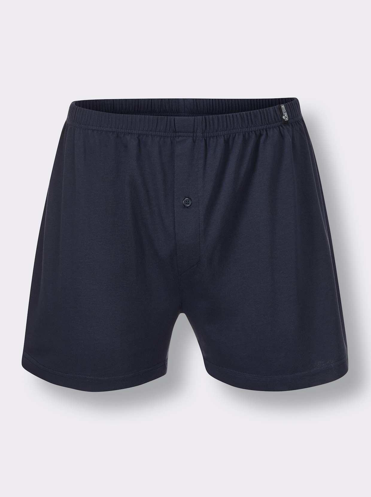 KINGsCLUB Boxershorts - marin, randig + marin + marin, rutig