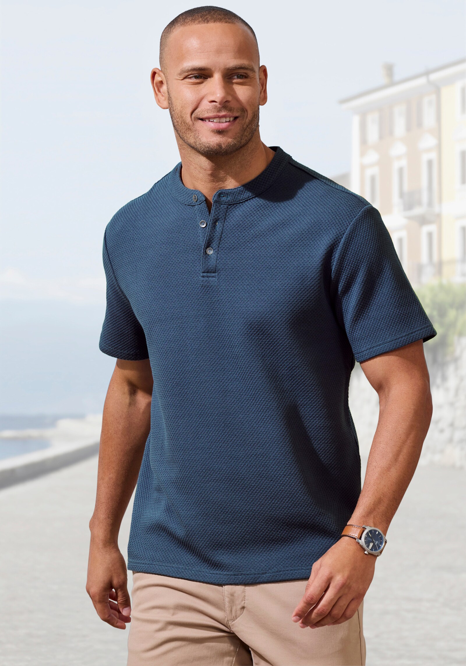 John Devin T-Shirt - blau