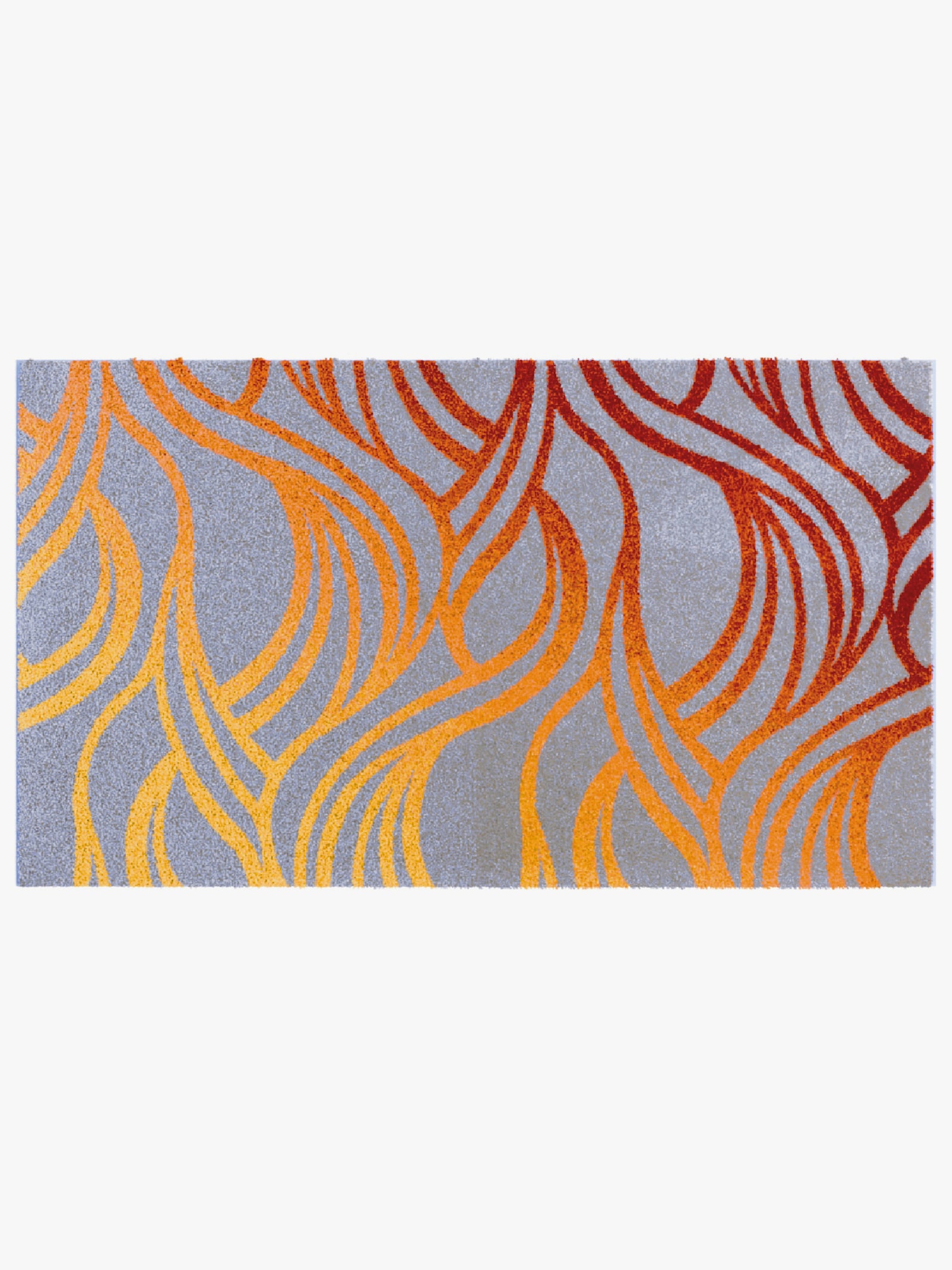 Grund Badematte - orange-grau