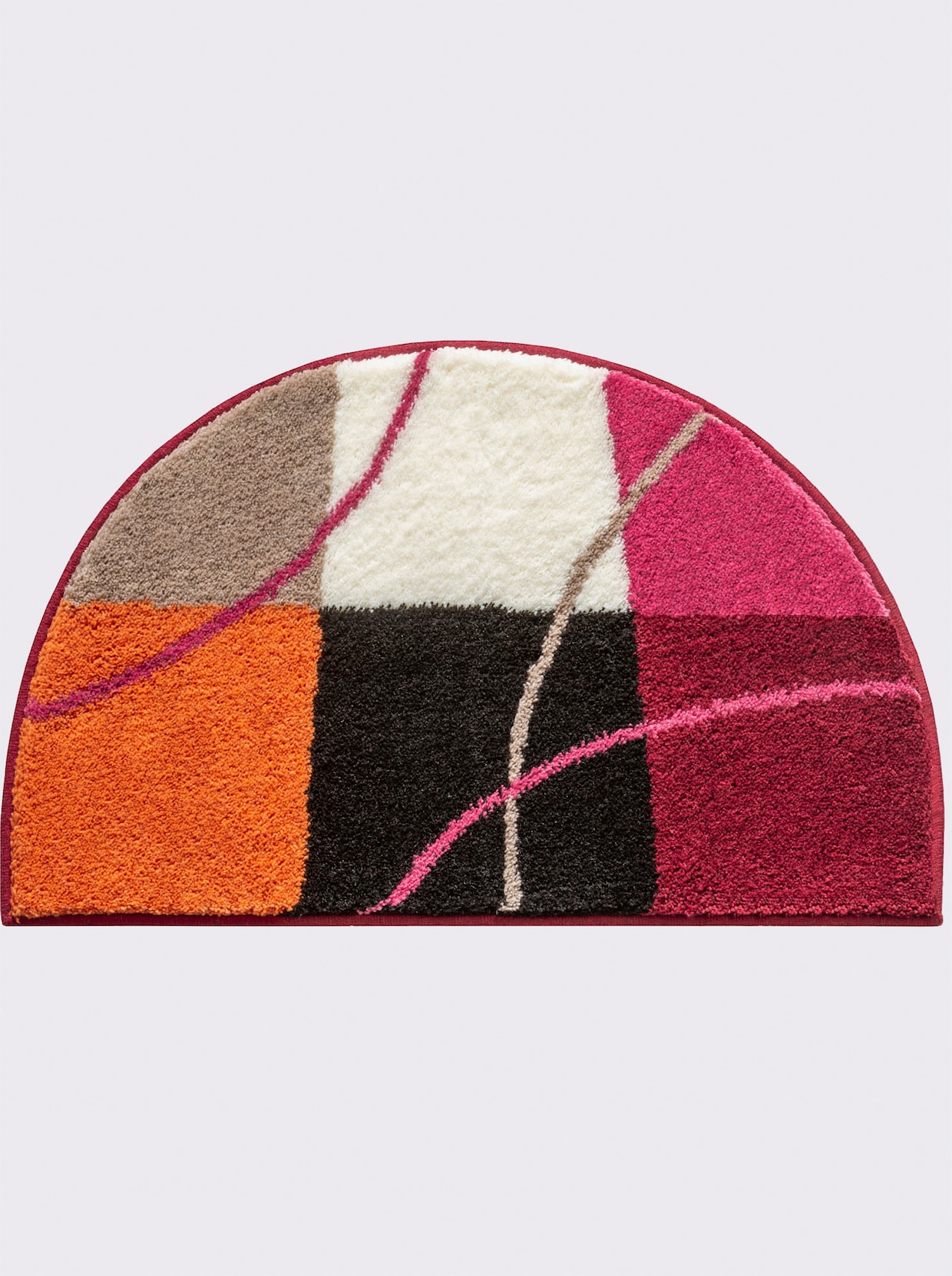 Grund Badmat - pink/oranje