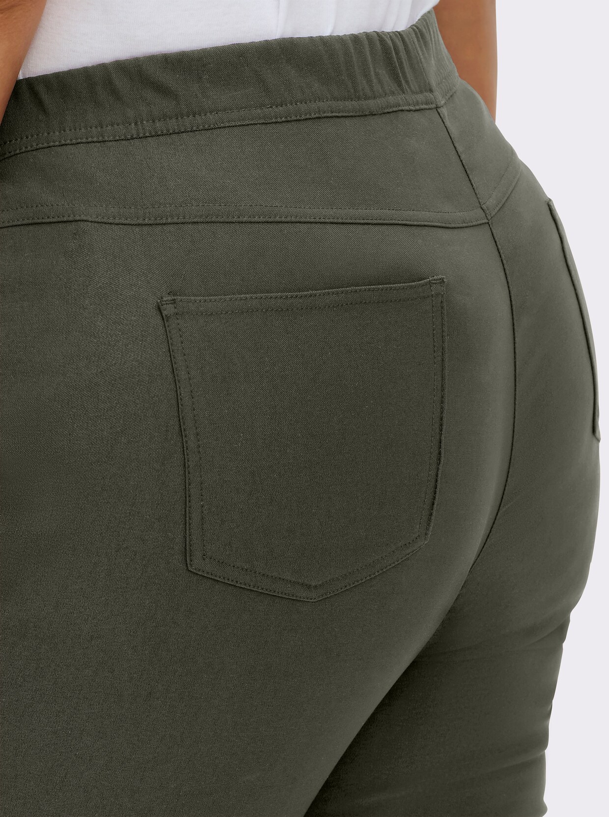 Hose innen angeraut - khaki