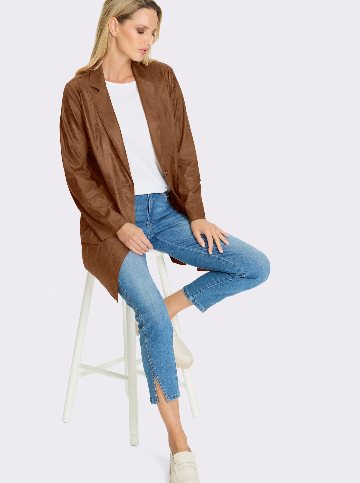 heine Blazer - cognac