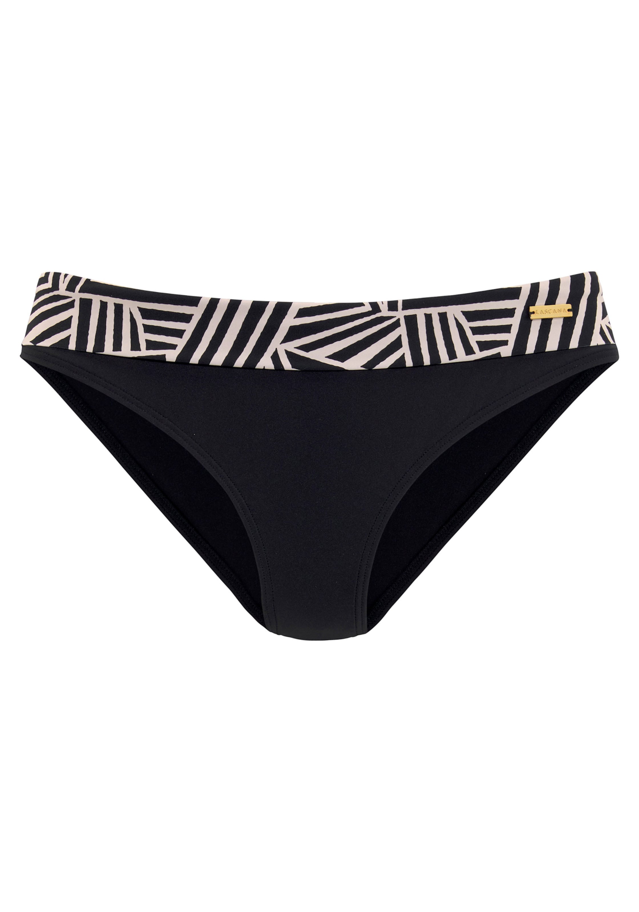 Bikinibroekje zwart/crème, foto 2