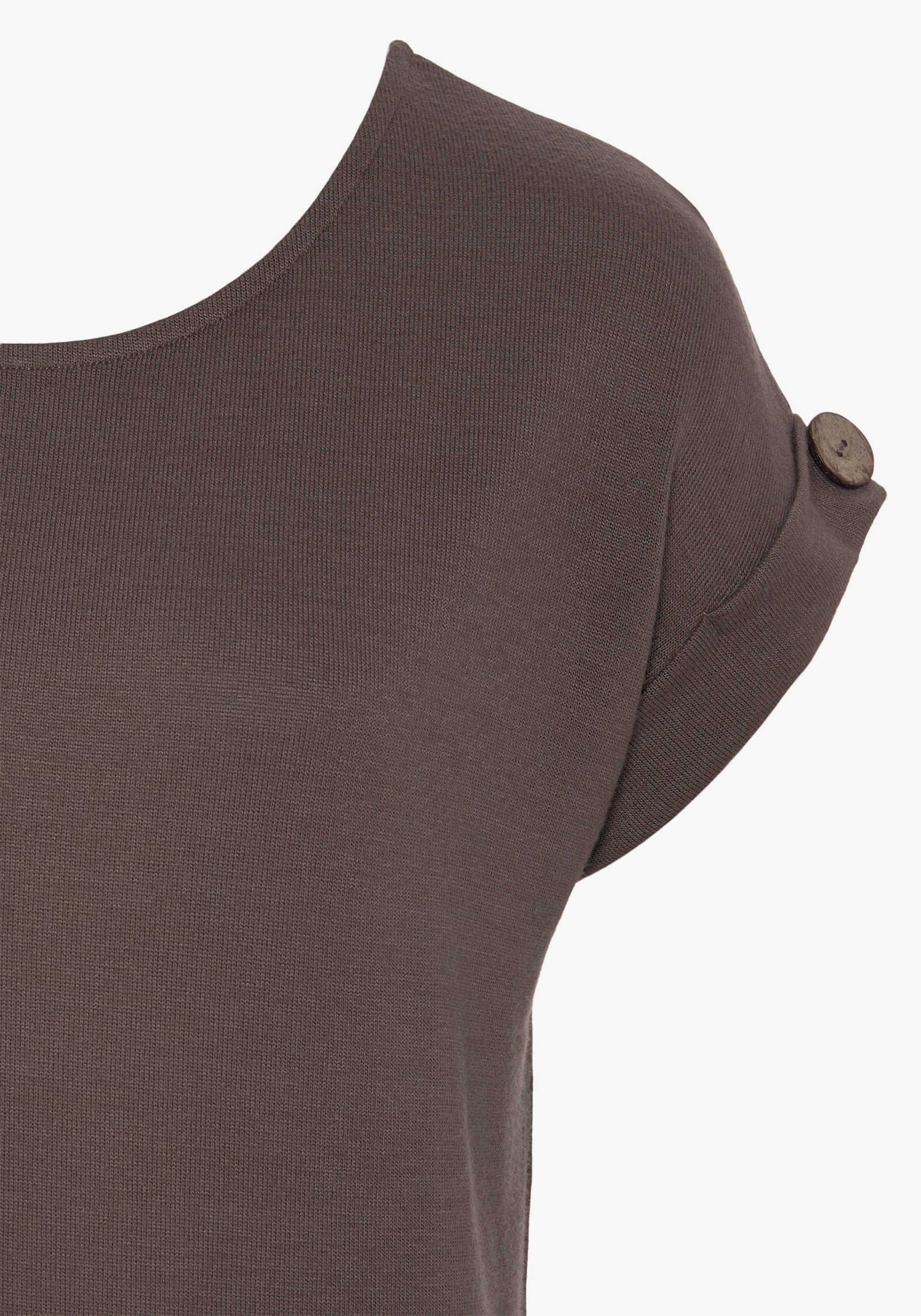 LASCANA Shirt met korte mouwen - taupe