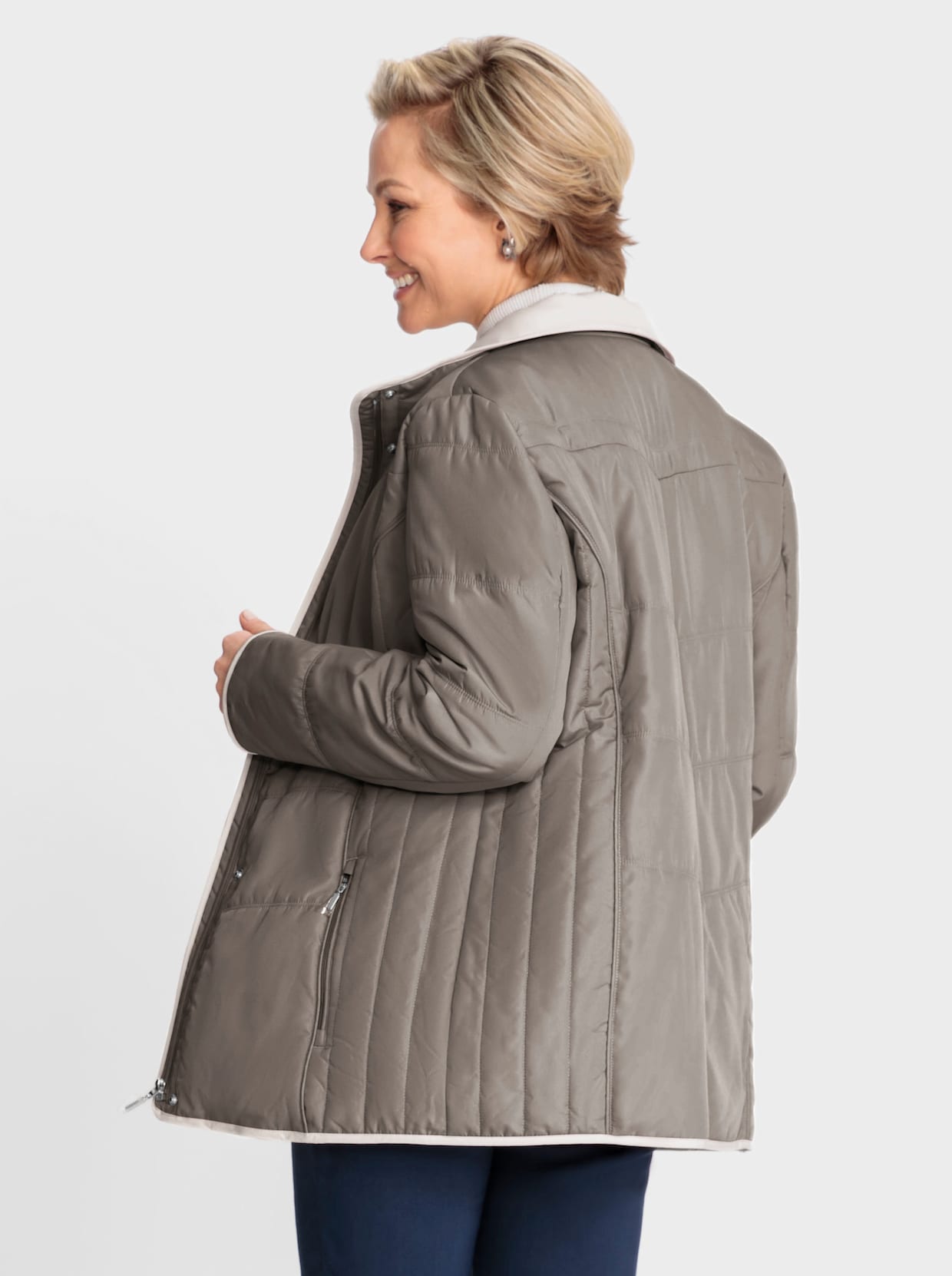 Steppjacke - sesam