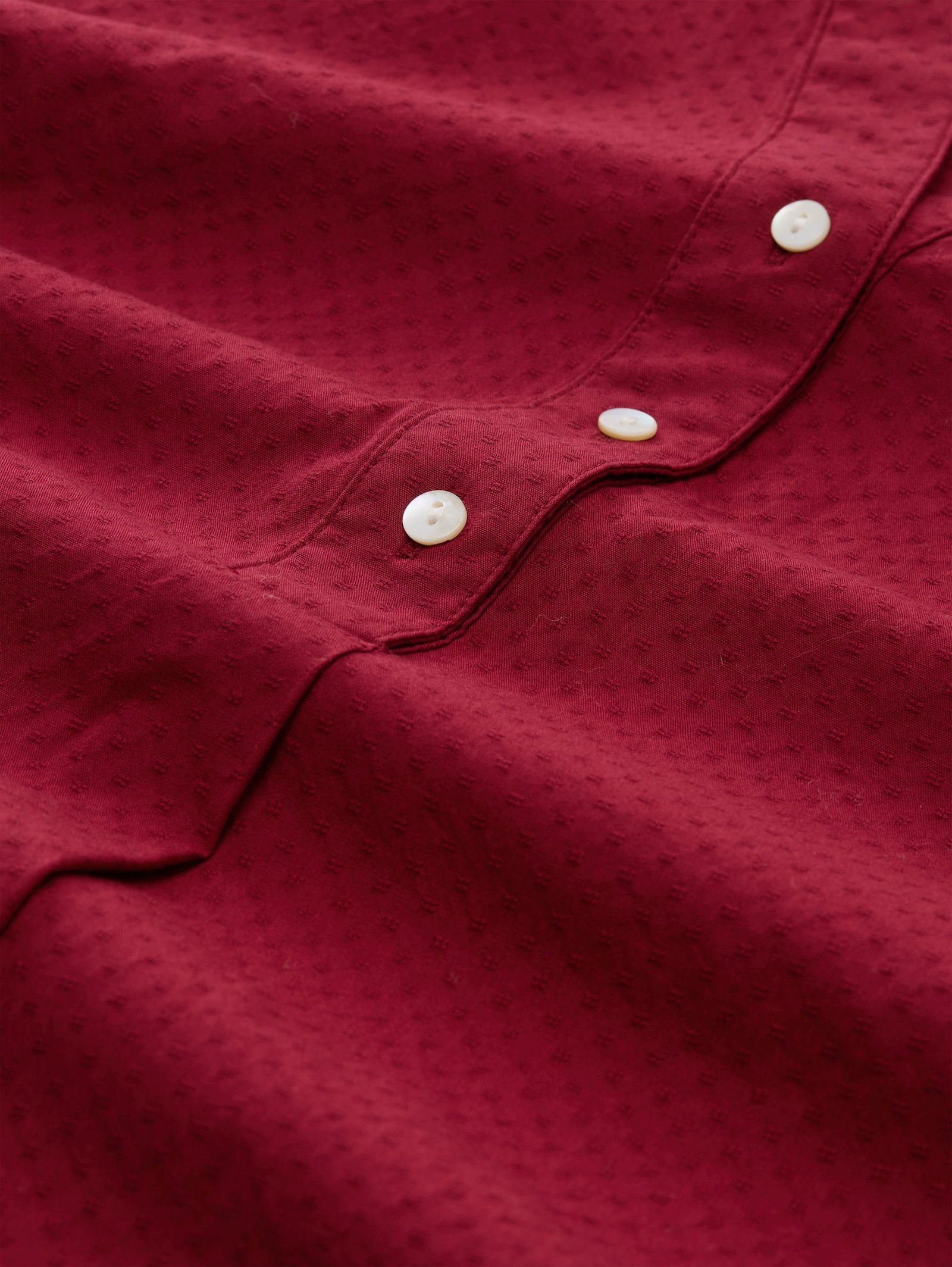 Langarmbluse - rumba red