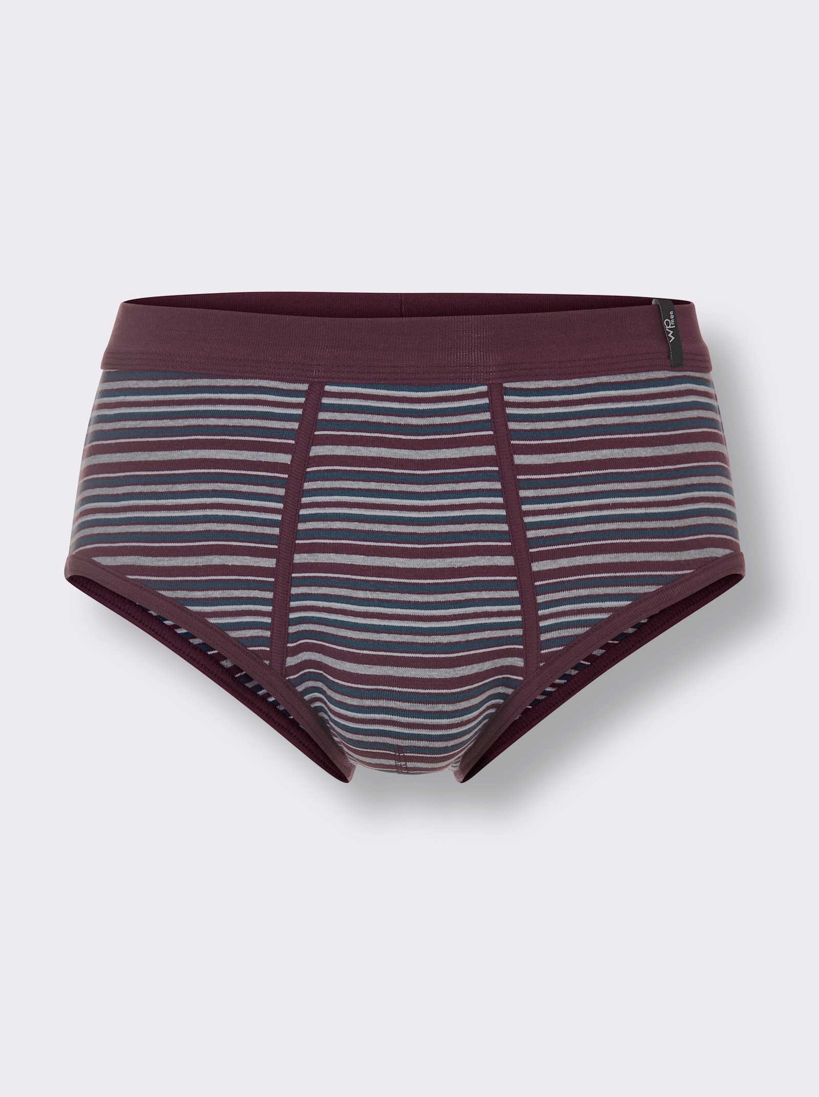 wäschepur men Slip - topaas + donkerblauw + bordeaux