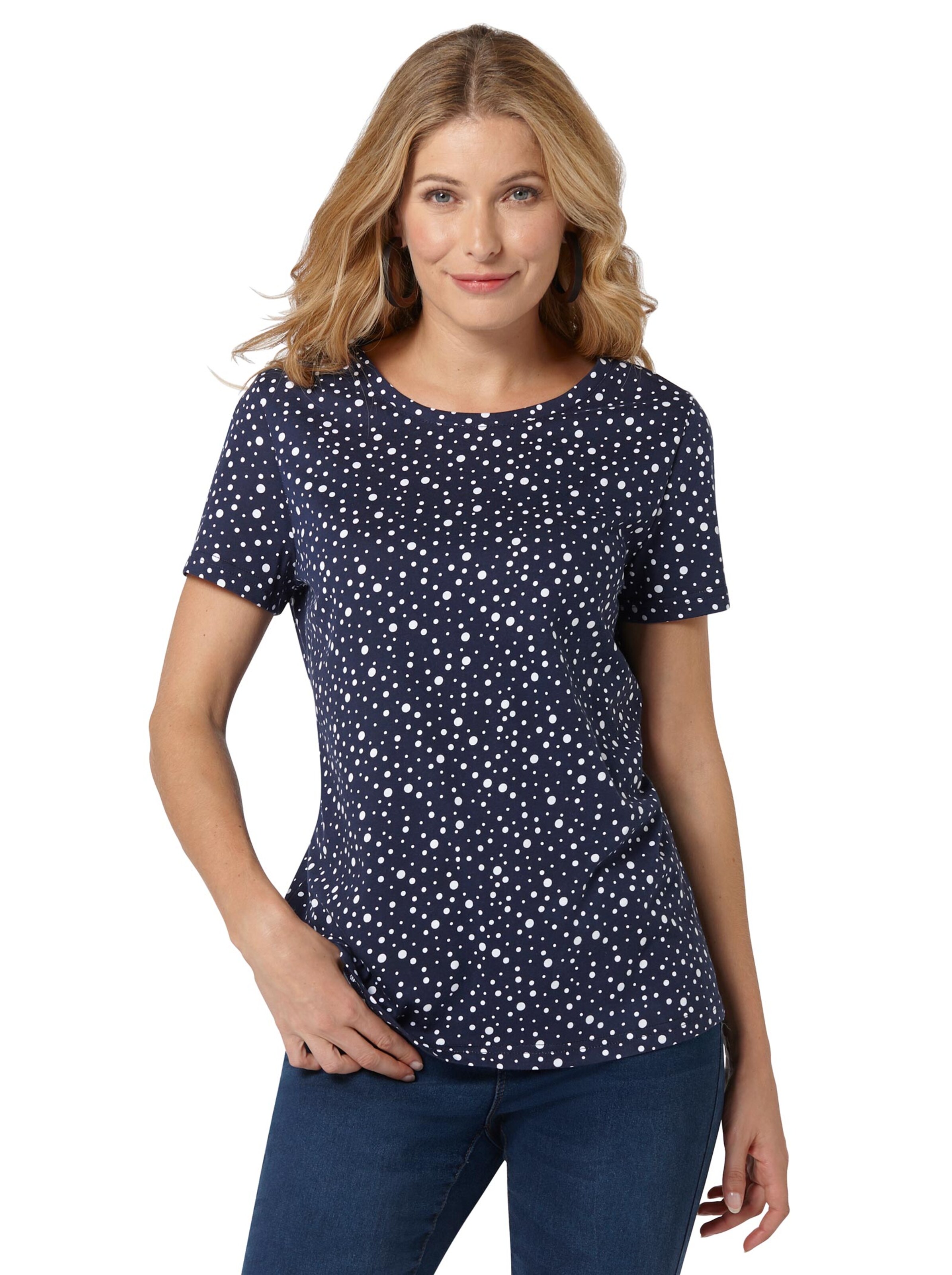 Shirt - blau-bedruckt