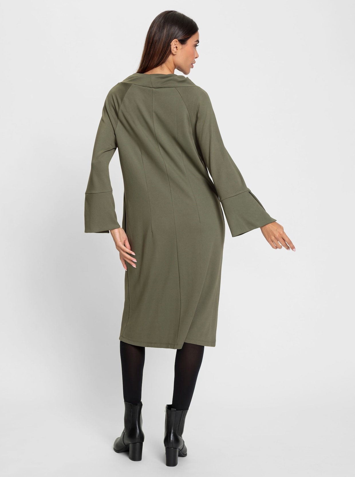 heine Jersey jurk - kaki