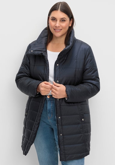 sheego Steppjacke - tiefblau