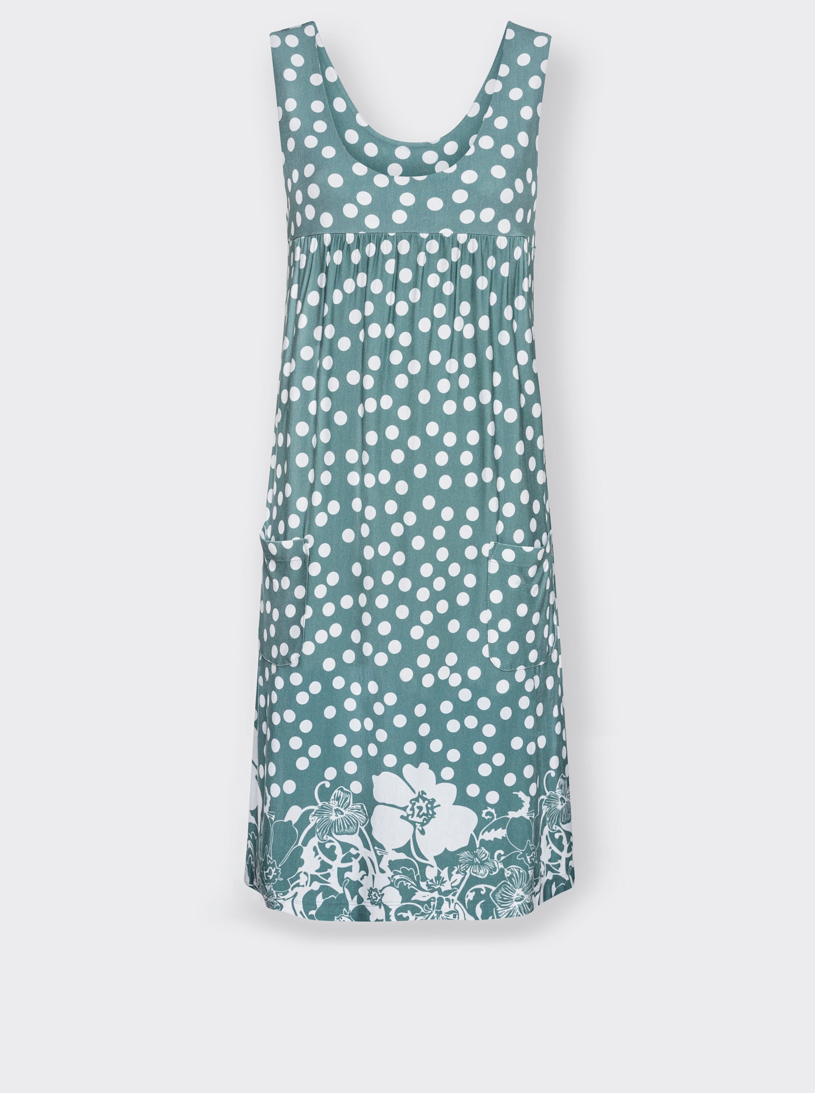 Voľnočasové šaty s bodkovaným vzorom - Jade vzorované