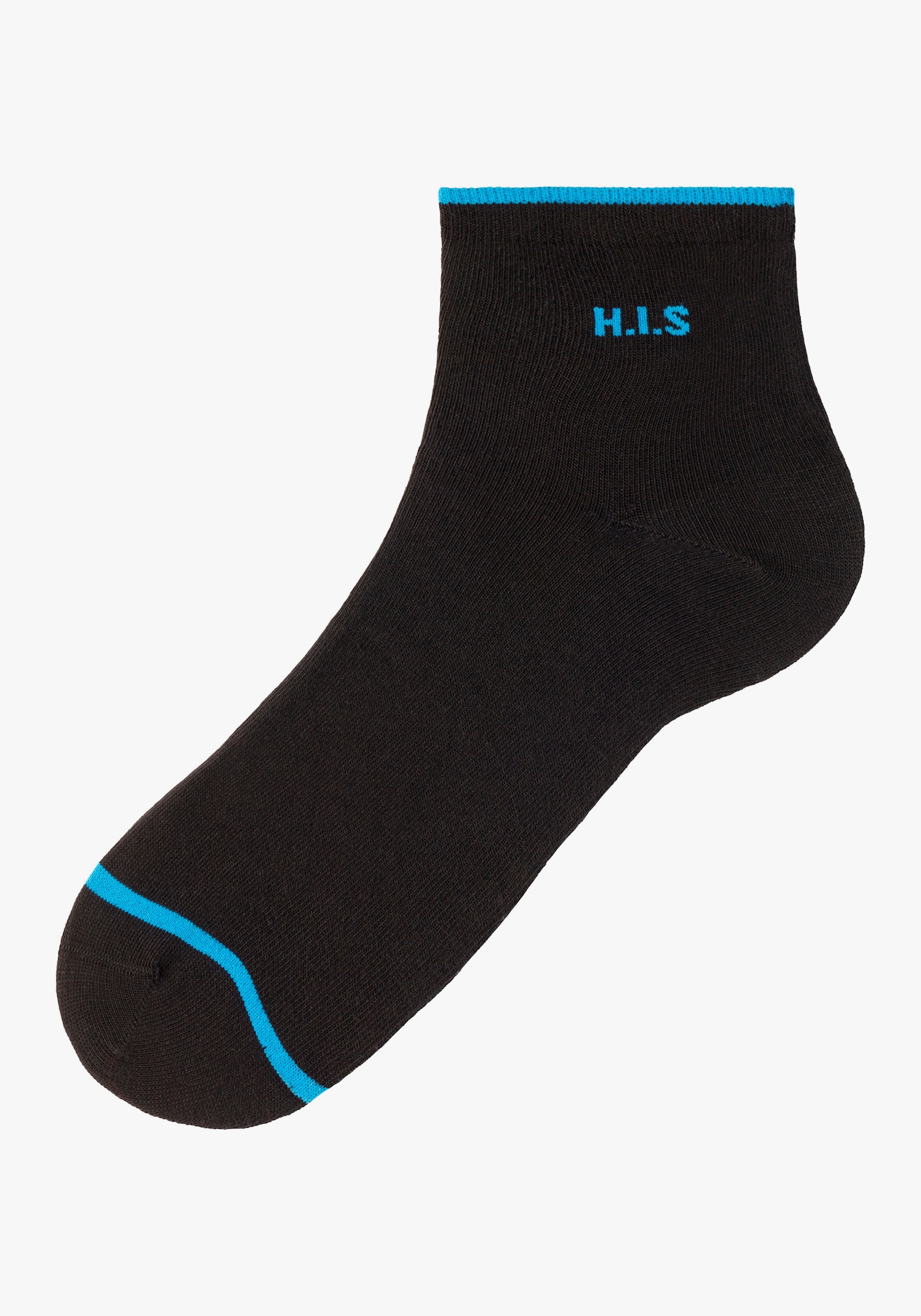 H.I.S Kurzsocken - 7x schwarz