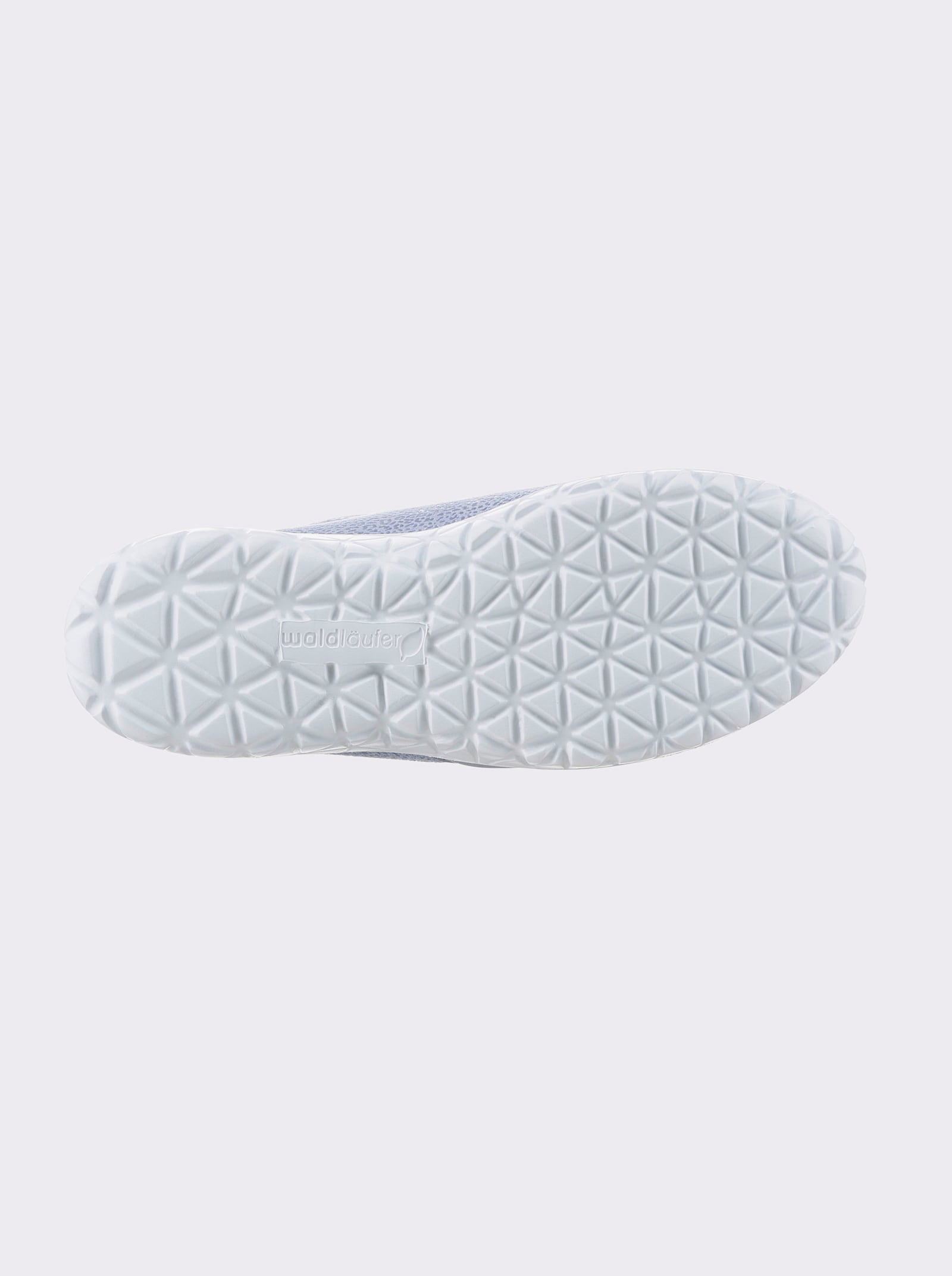Waldläufer Sneaker für kräftige Füße - hellblau