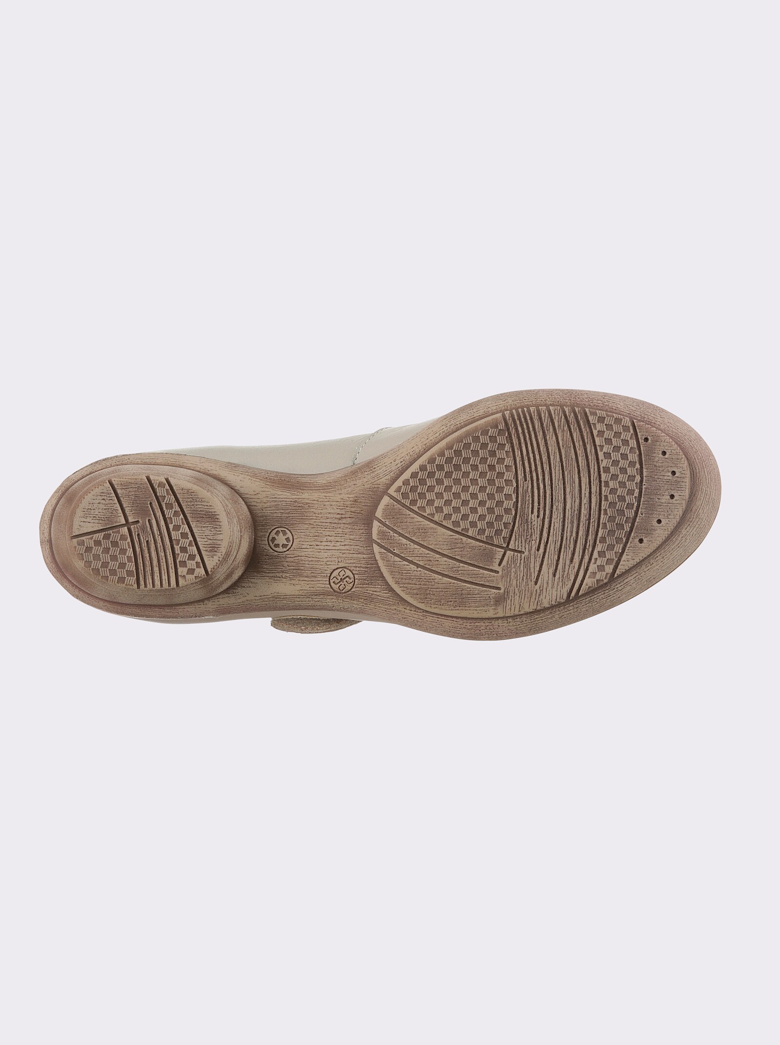 Gemini Pumps mit Klettverschluss - hellgrau