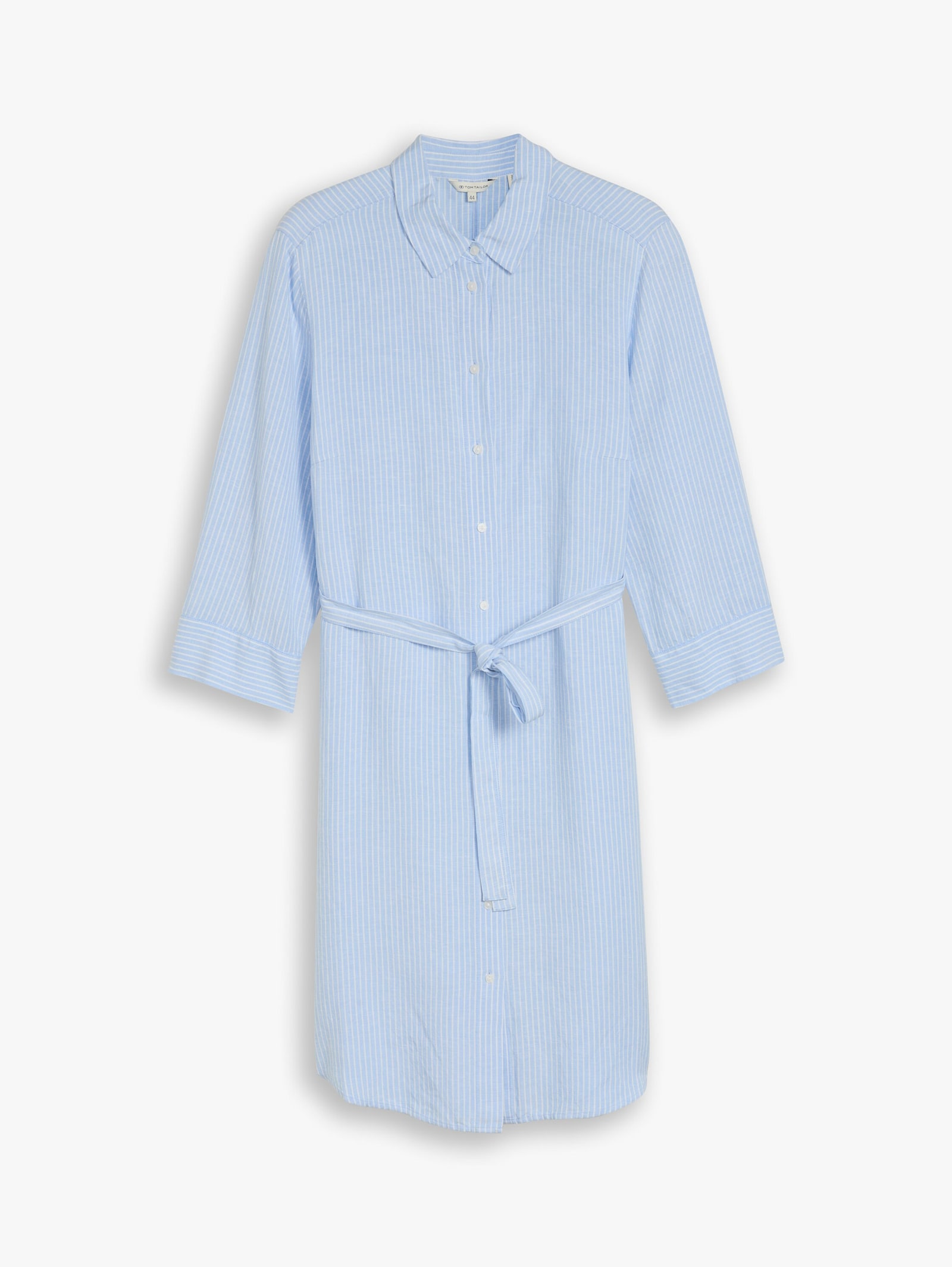 Hemdblusenkleid - fjord blue irregular stripe