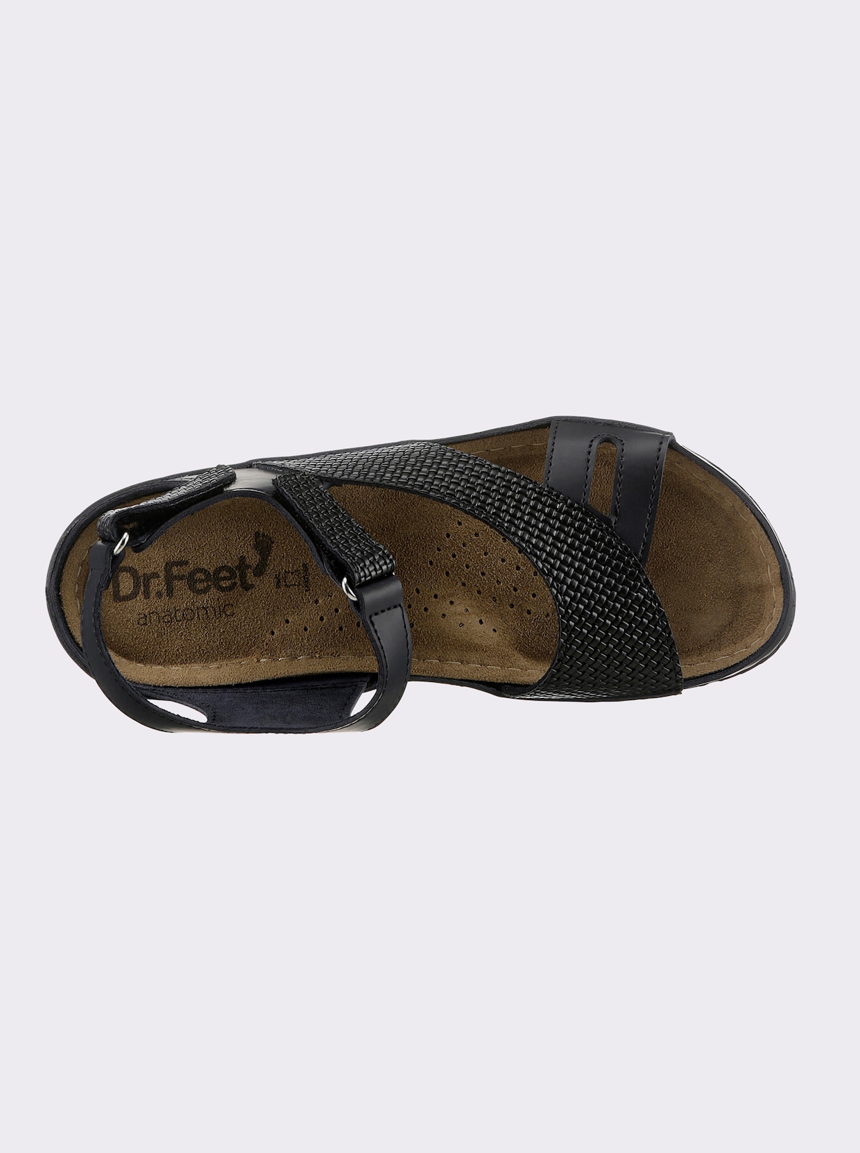Dr. Feet Sandale - schwarz