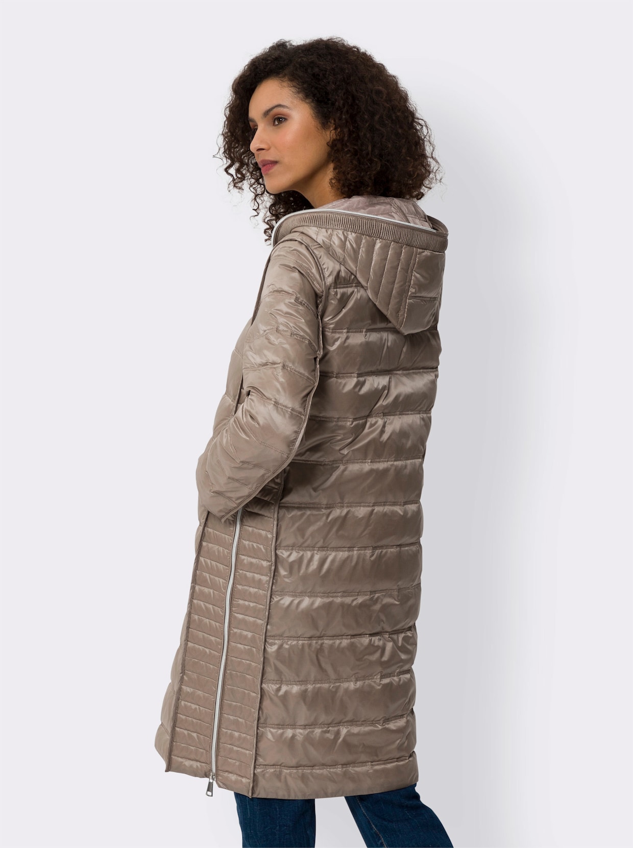 heine Manteau matelassé - taupe