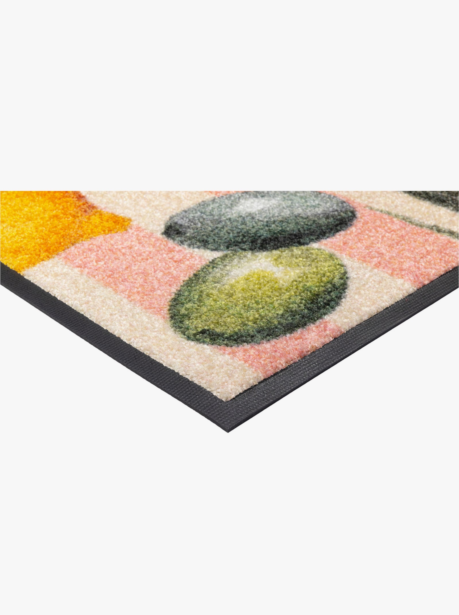 wash+dry by Kleen-Tex Fußmatte - grün-orange