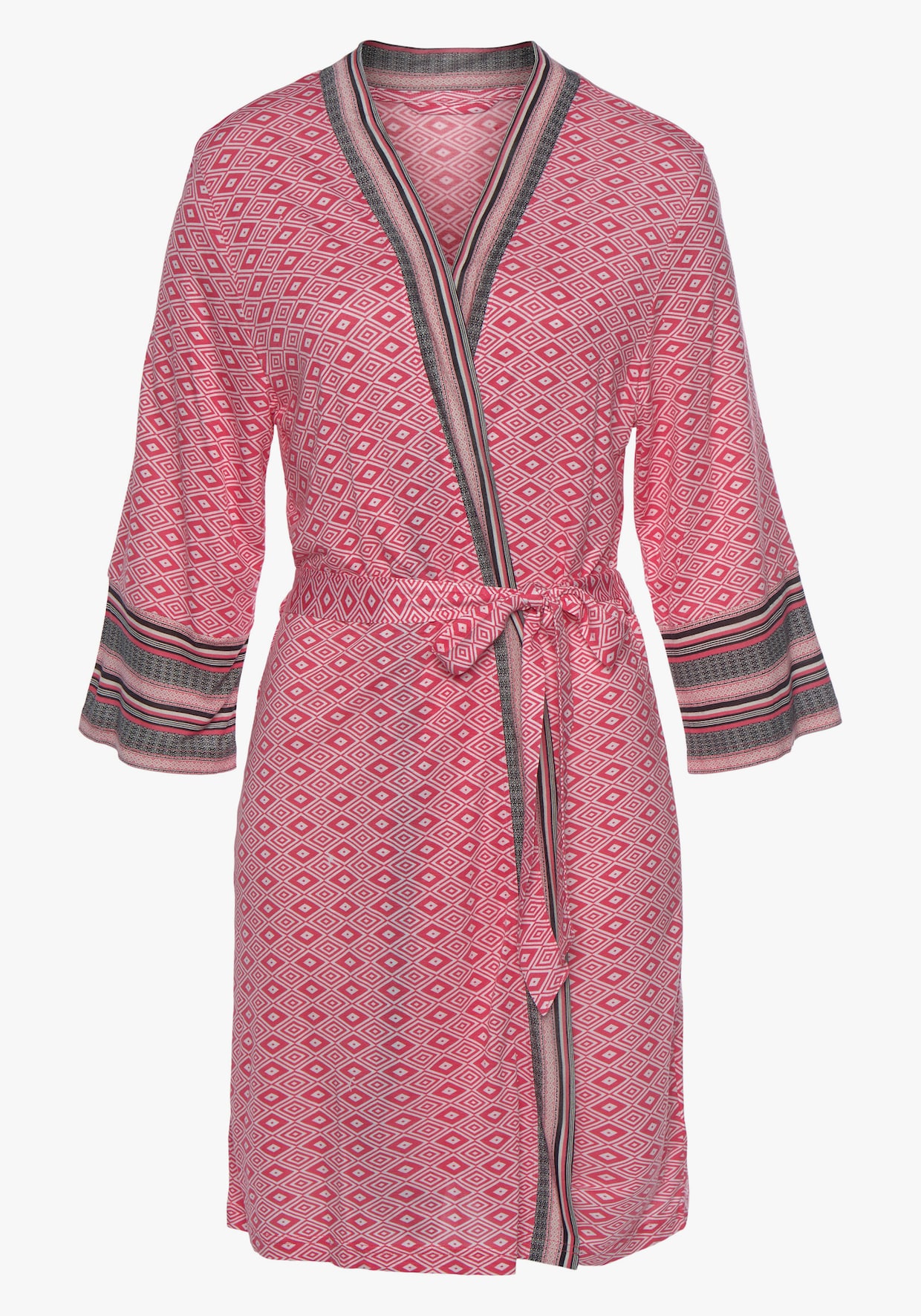 Vivance Dreams Kimono - pink gemustert
