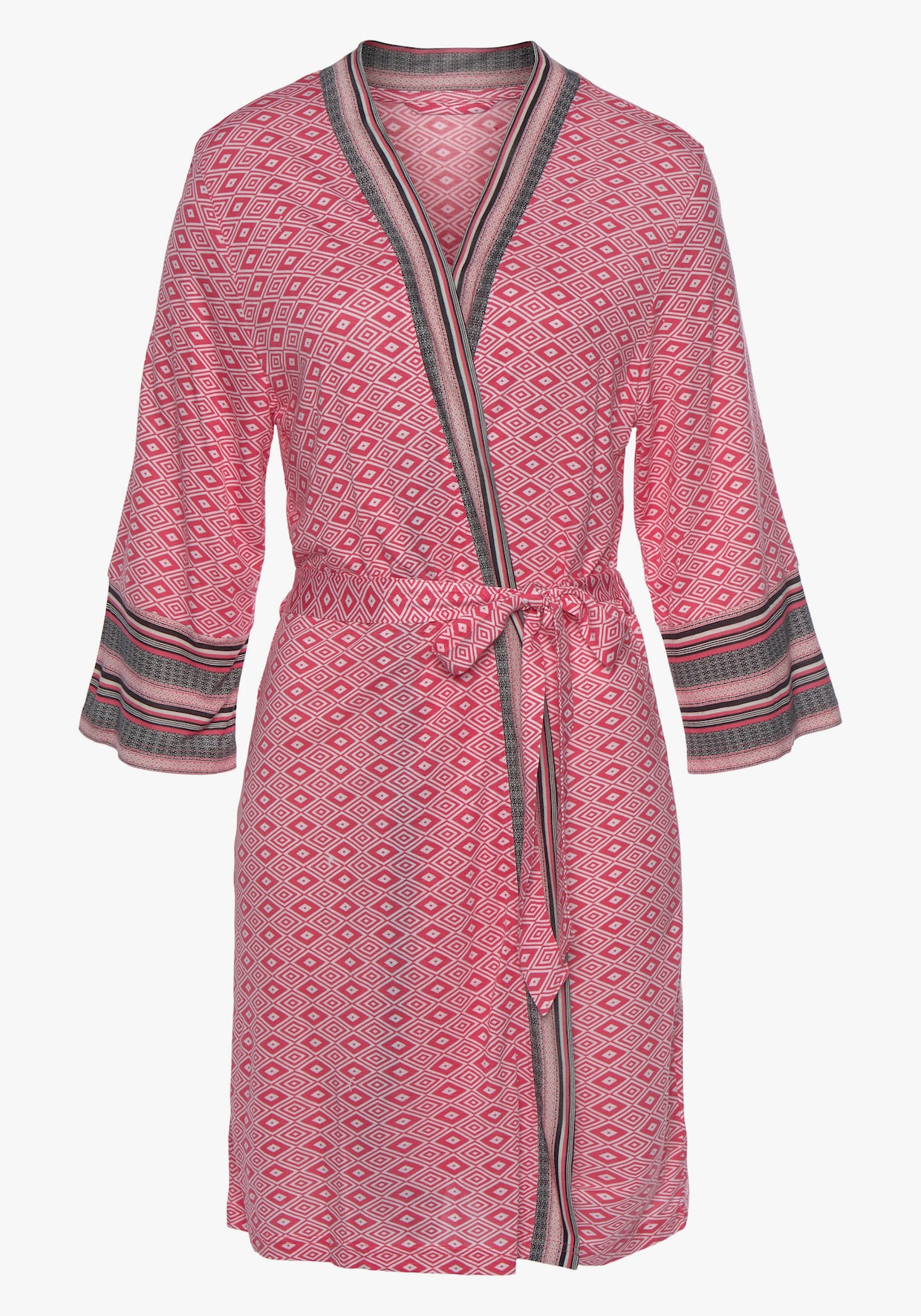 Vivance Dreams Kimono - pink gedessineerd