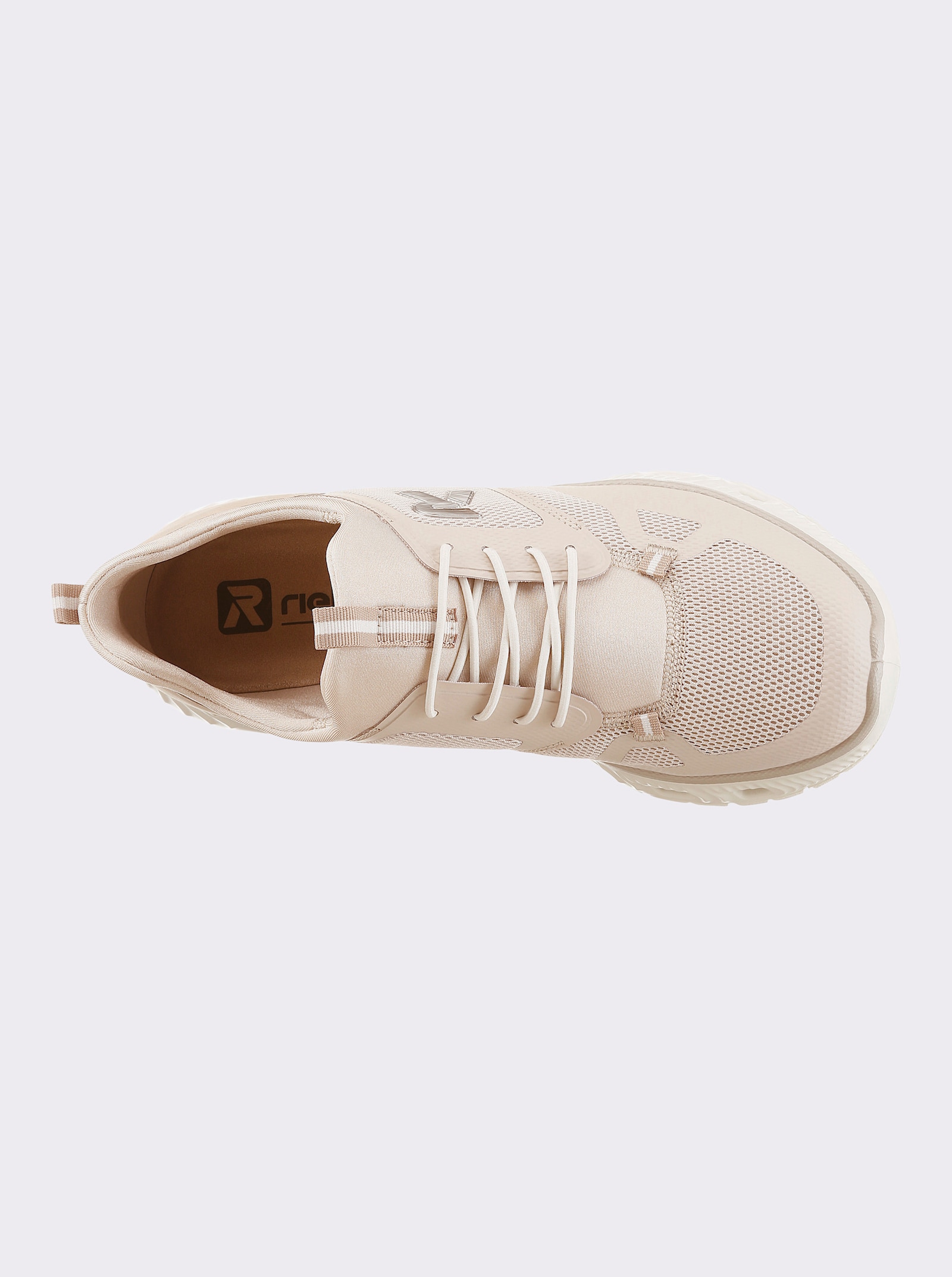 Rieker Sneaker mit leichter Sohle - ecru