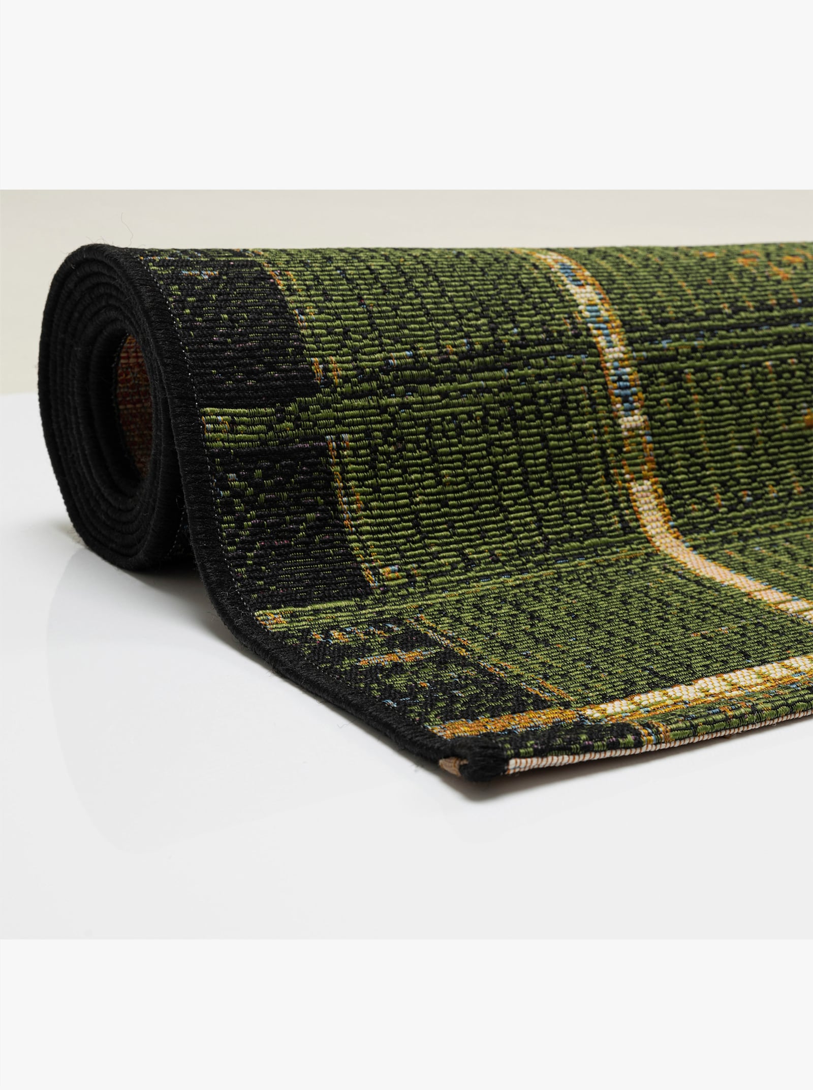 Theko Teppich - grün