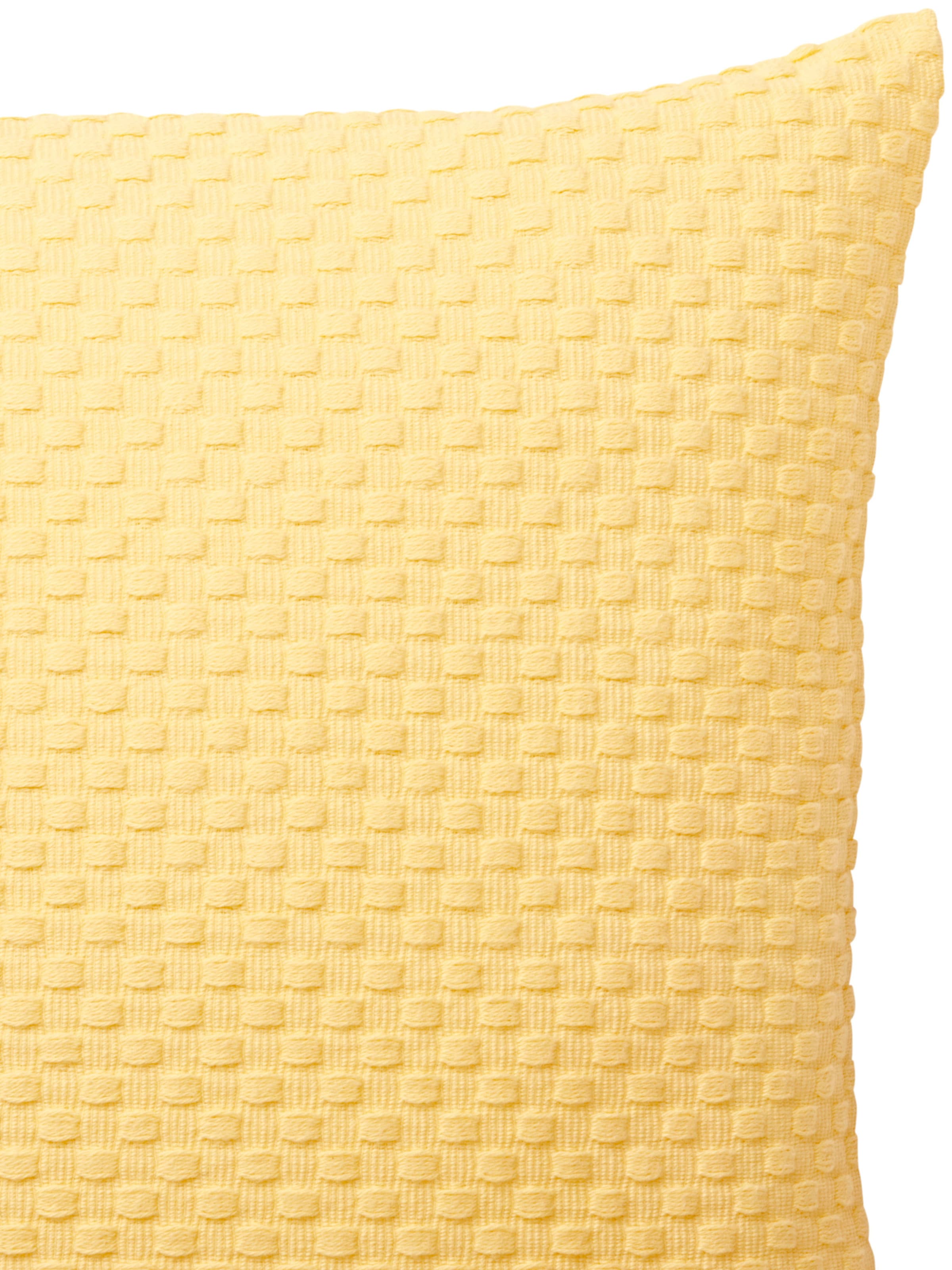 Gelb Kissenhülle Pereira Da Chuna Gr. 1, (Pastellgelb), B:40cm L:40cm, Baumwolle, 100% Baumwolle, Kissenbezüge, Kissenhülle - Image 5
