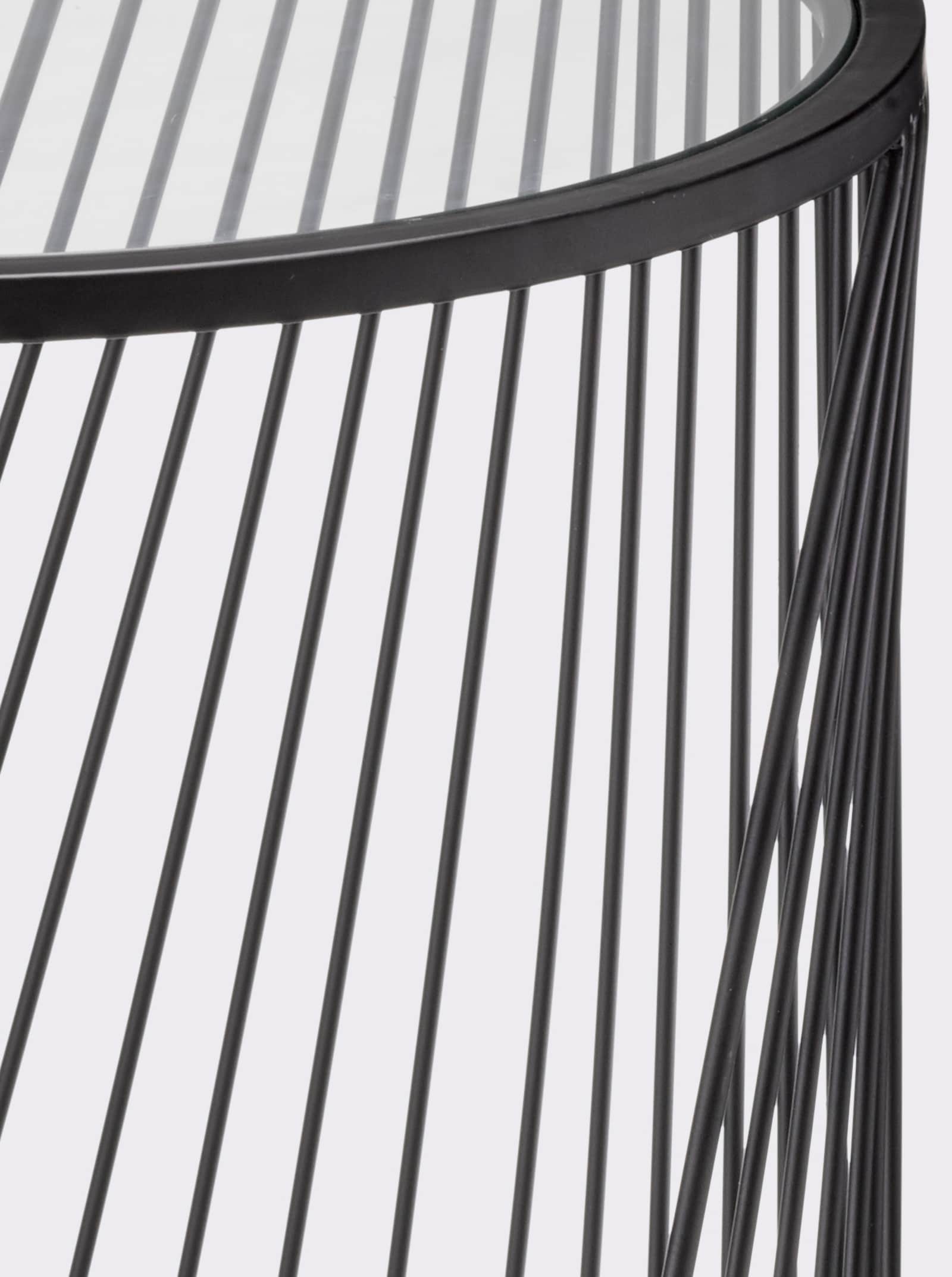 heine home Beistelltisch - schwarz