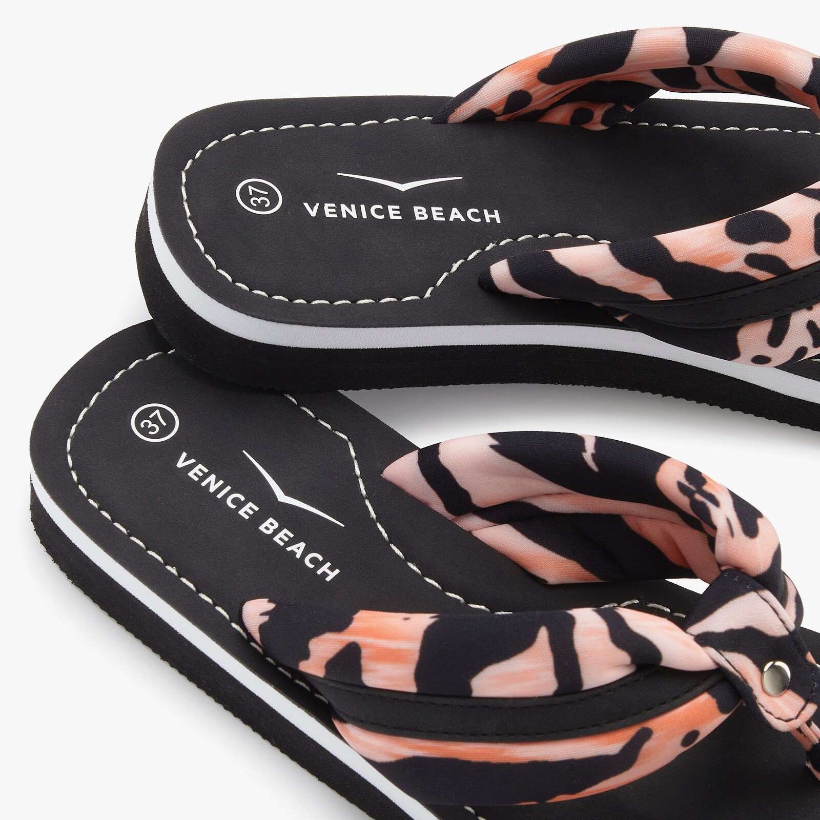 Venice Beach Badezehentrenner - orange/schwarz