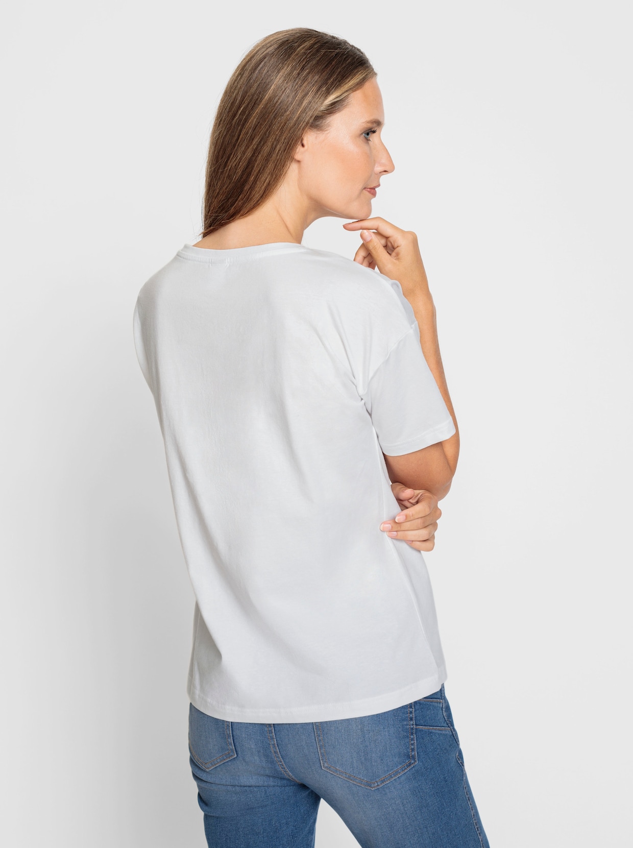 heine T-shirt imprimé - blanc