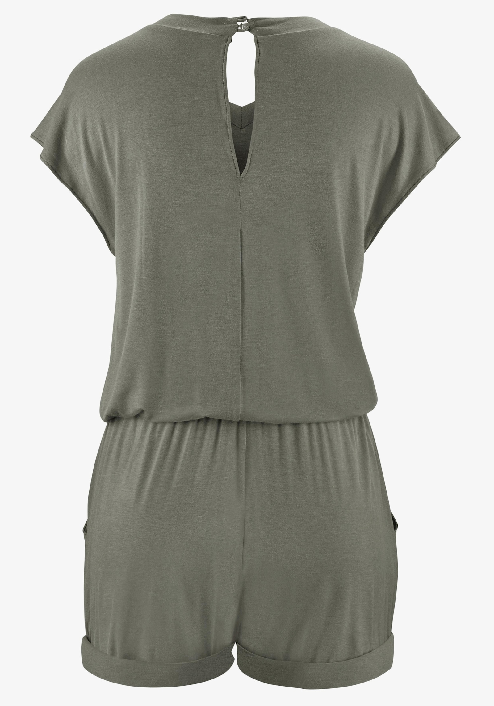 LASCANA Kurzoverall - khaki
