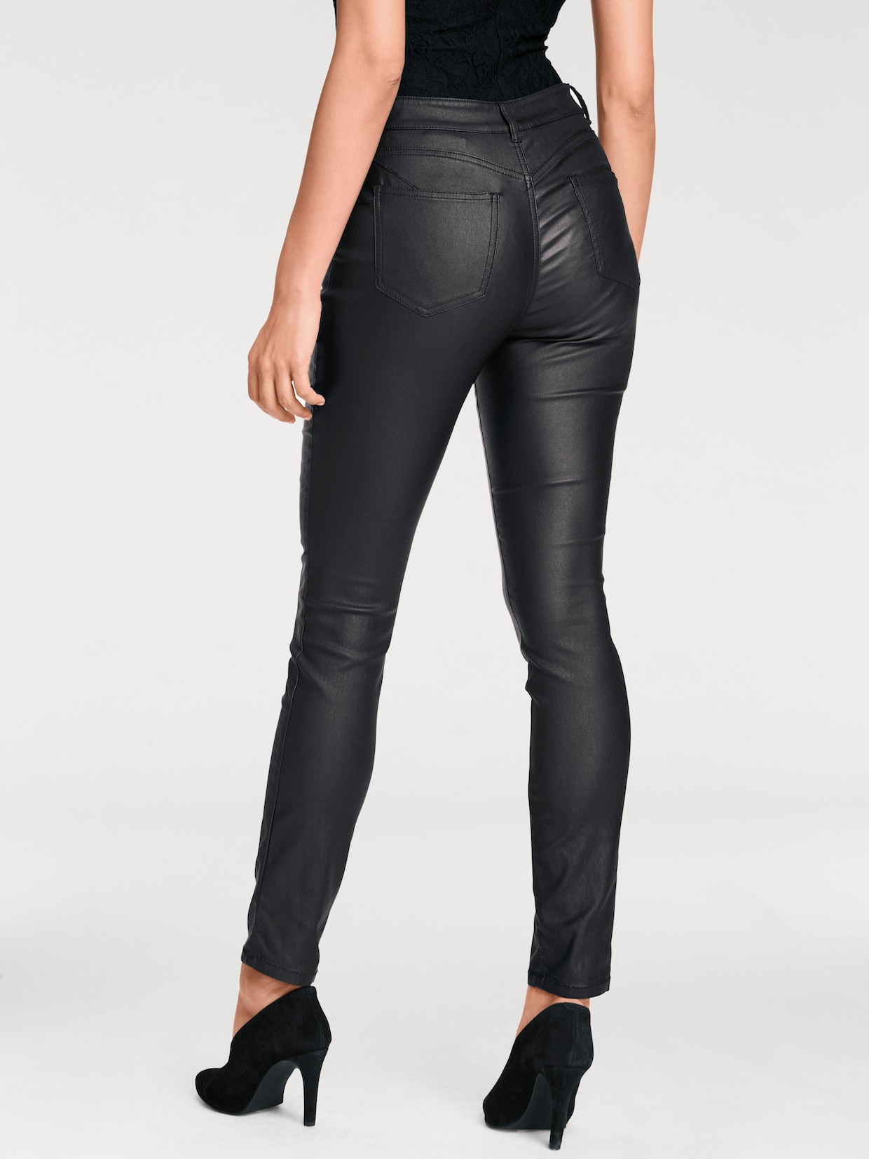 heine Pantalon effet ventre plat - noir