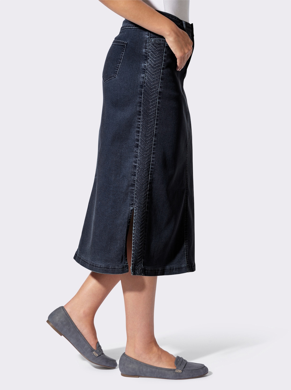 Jeansrock - dark blue